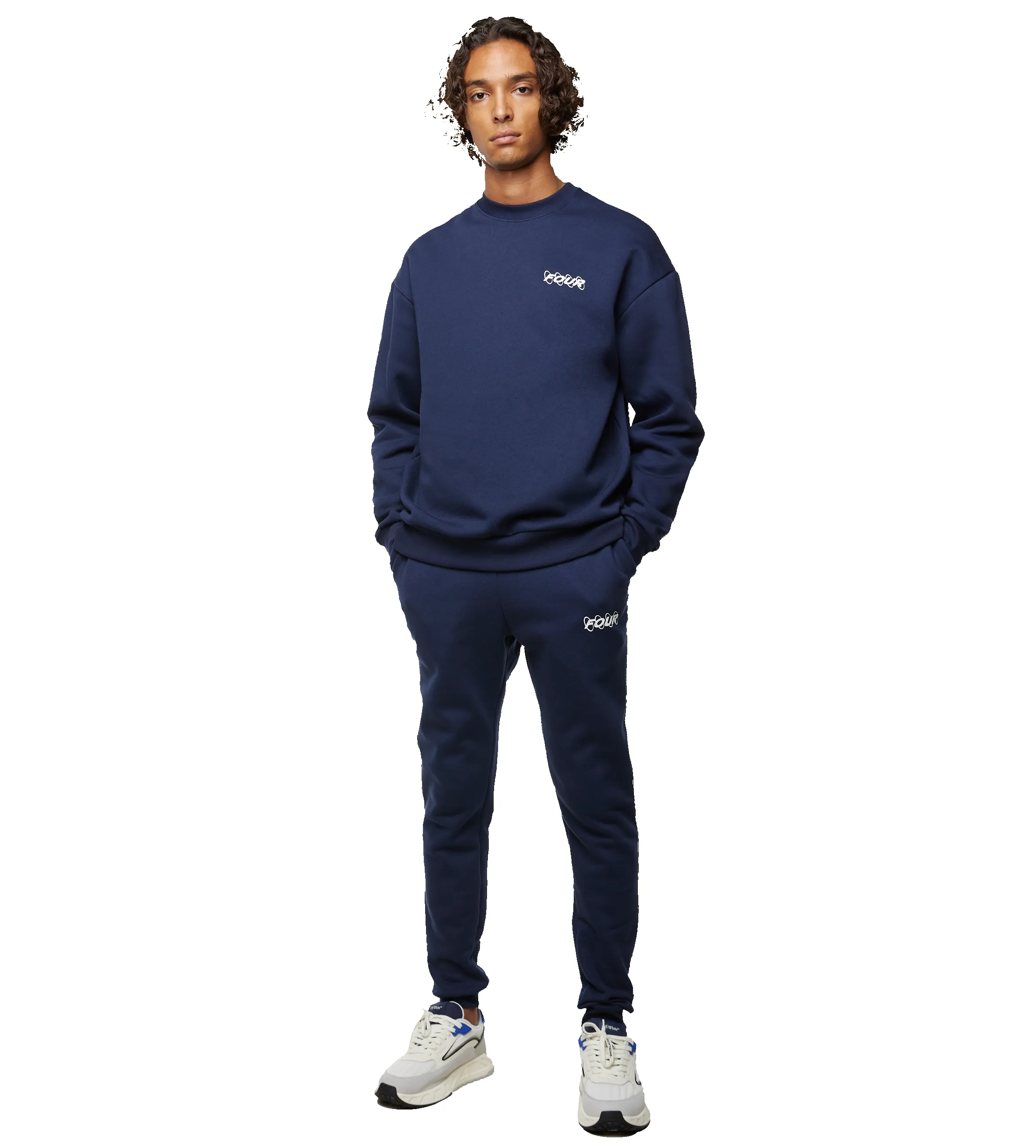 Circles Logo Crewneck Marine Blue sold by FOUR Amsterdam product image thumbnail 5