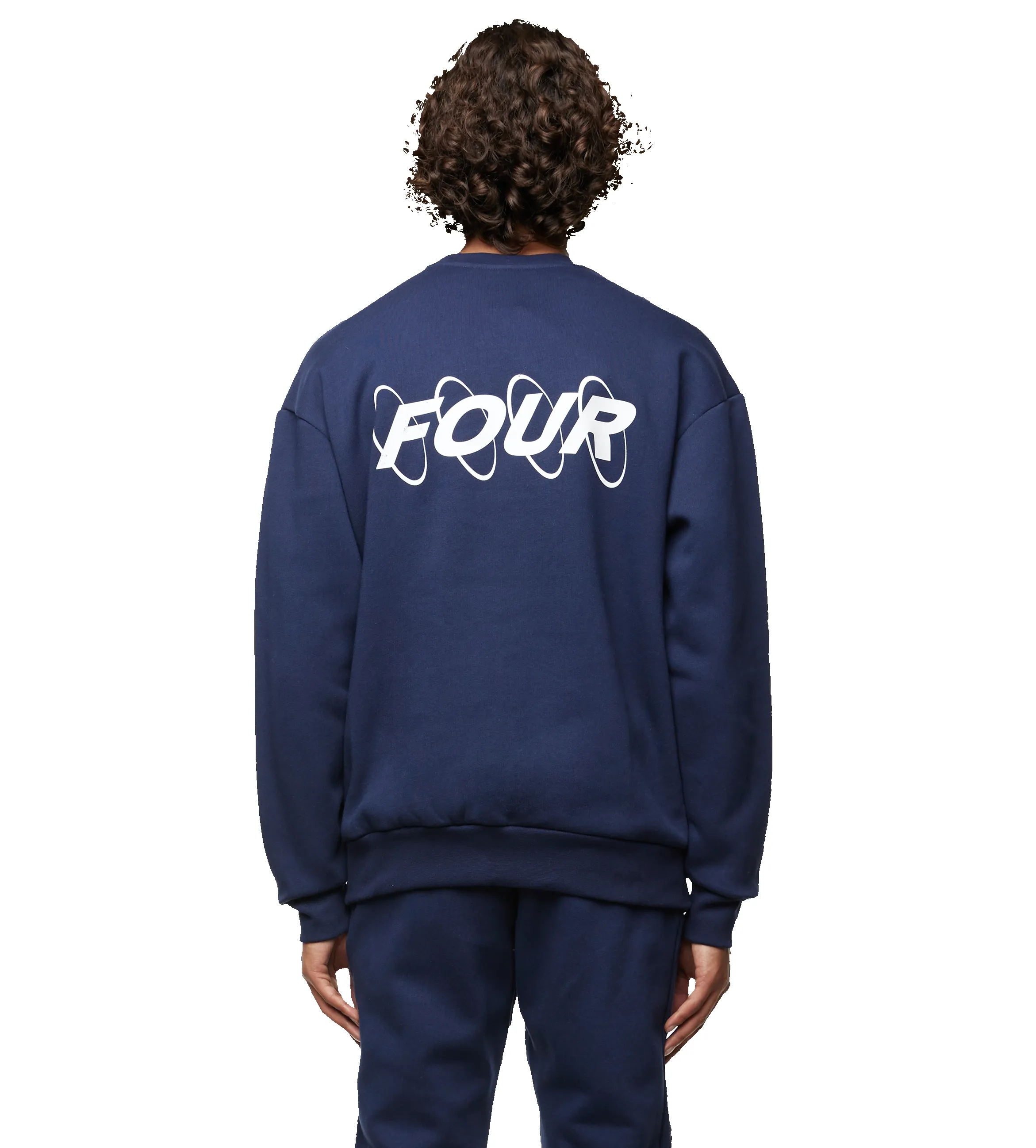 Circles Logo Crewneck Marine Blue sold by FOUR Amsterdam product image thumbnail 4