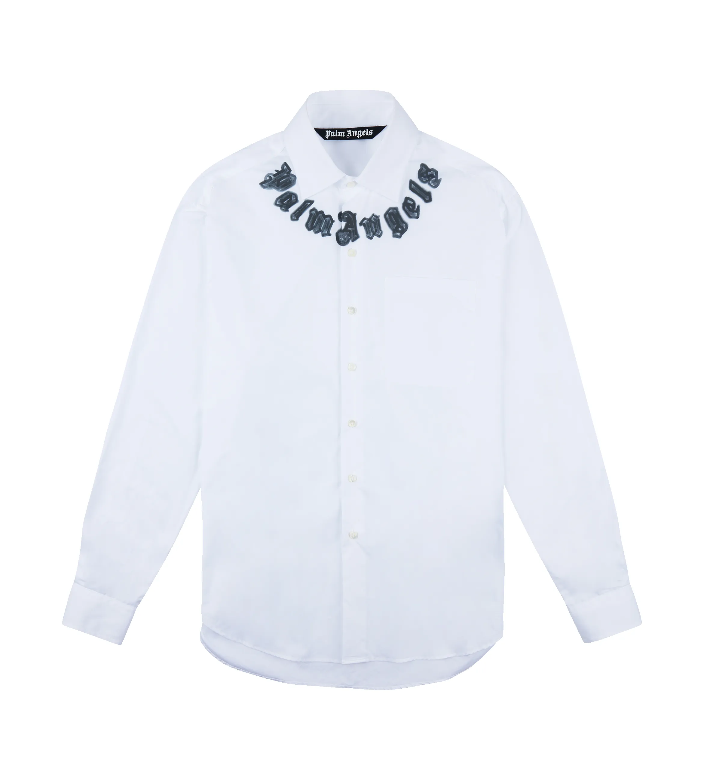 Neck Logo Classic Shirt White sold by FOUR Amsterdam