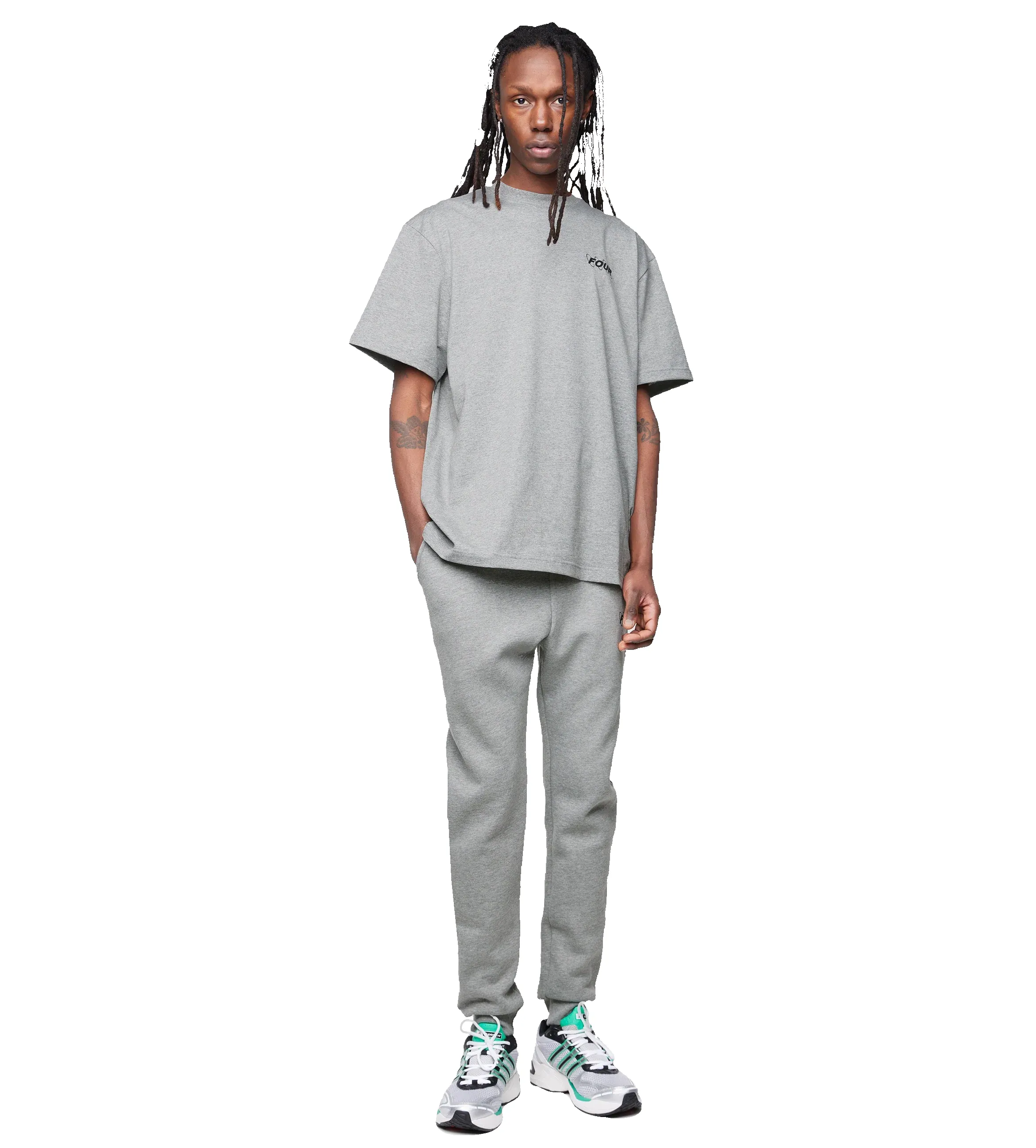Circles Logo Sweatpants Grey sold by FOUR Amsterdam product image thumbnail 4