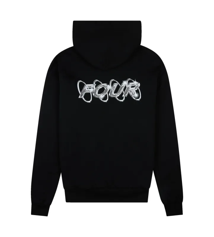 Chrome Circles Hoodie Black sold by FOUR Amsterdam