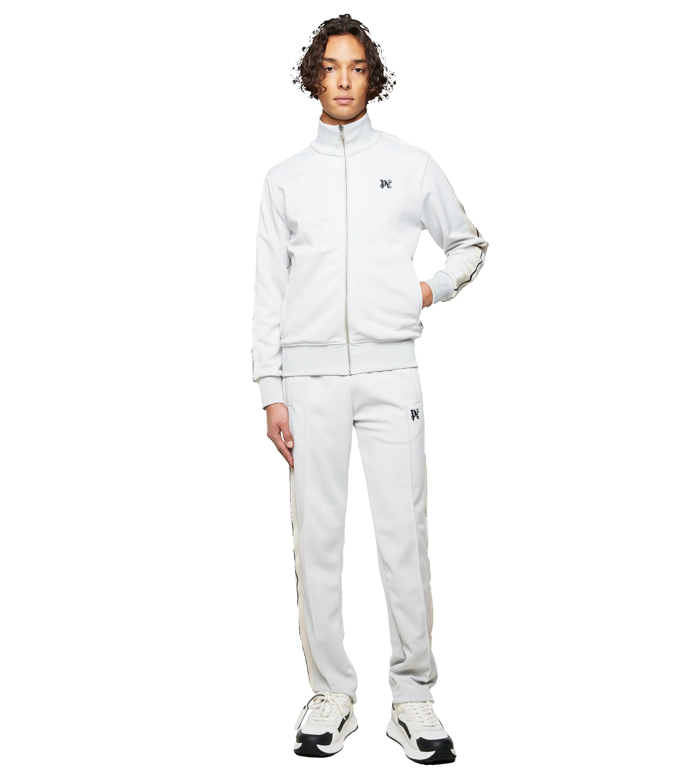 Classic Monogram Track Jacket Grey sold by FOUR Amsterdam product image thumbnail 2