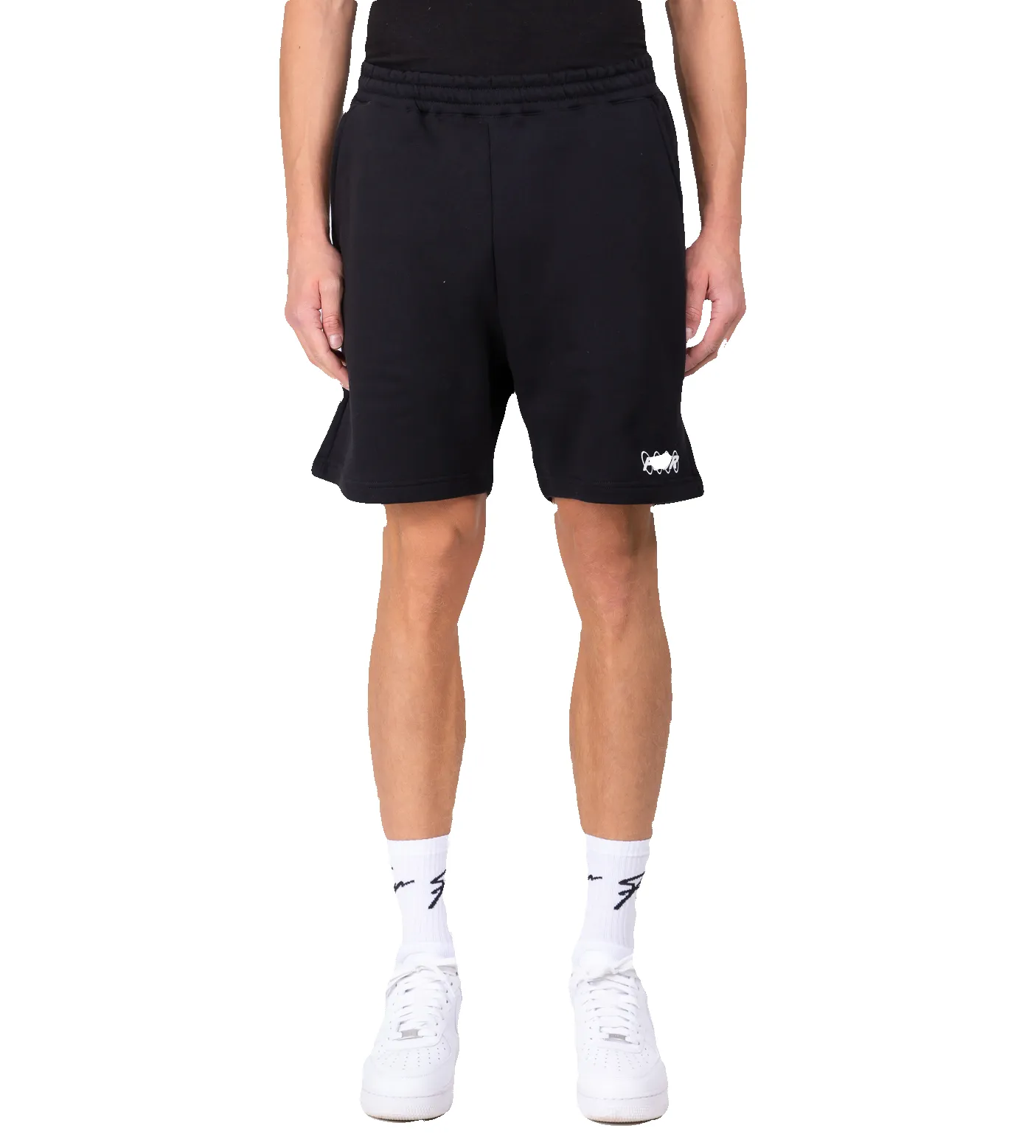 Circles Logo Shorts Black sold by FOUR Amsterdam product image thumbnail 3