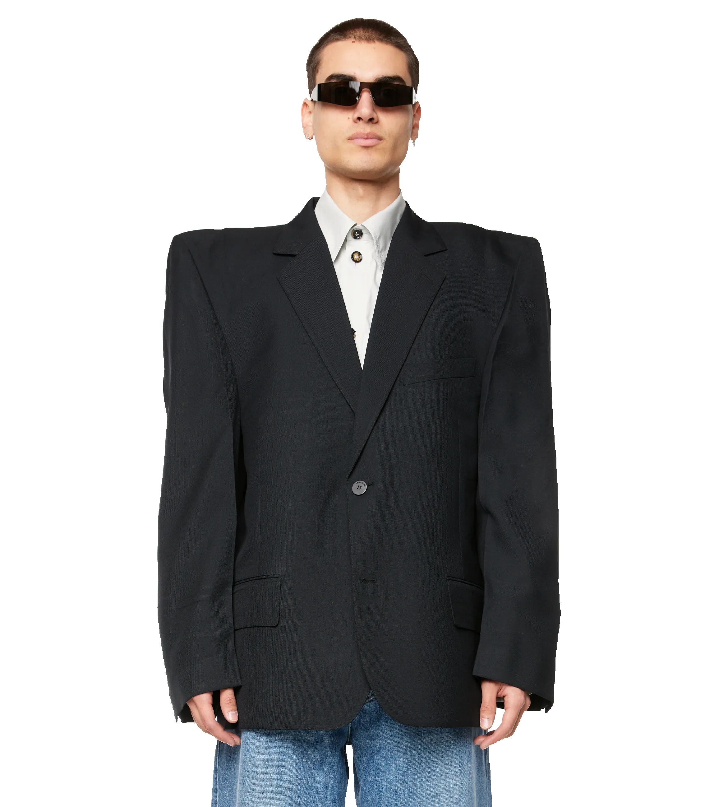 Boxy Jacket Black sold by FOUR Amsterdam