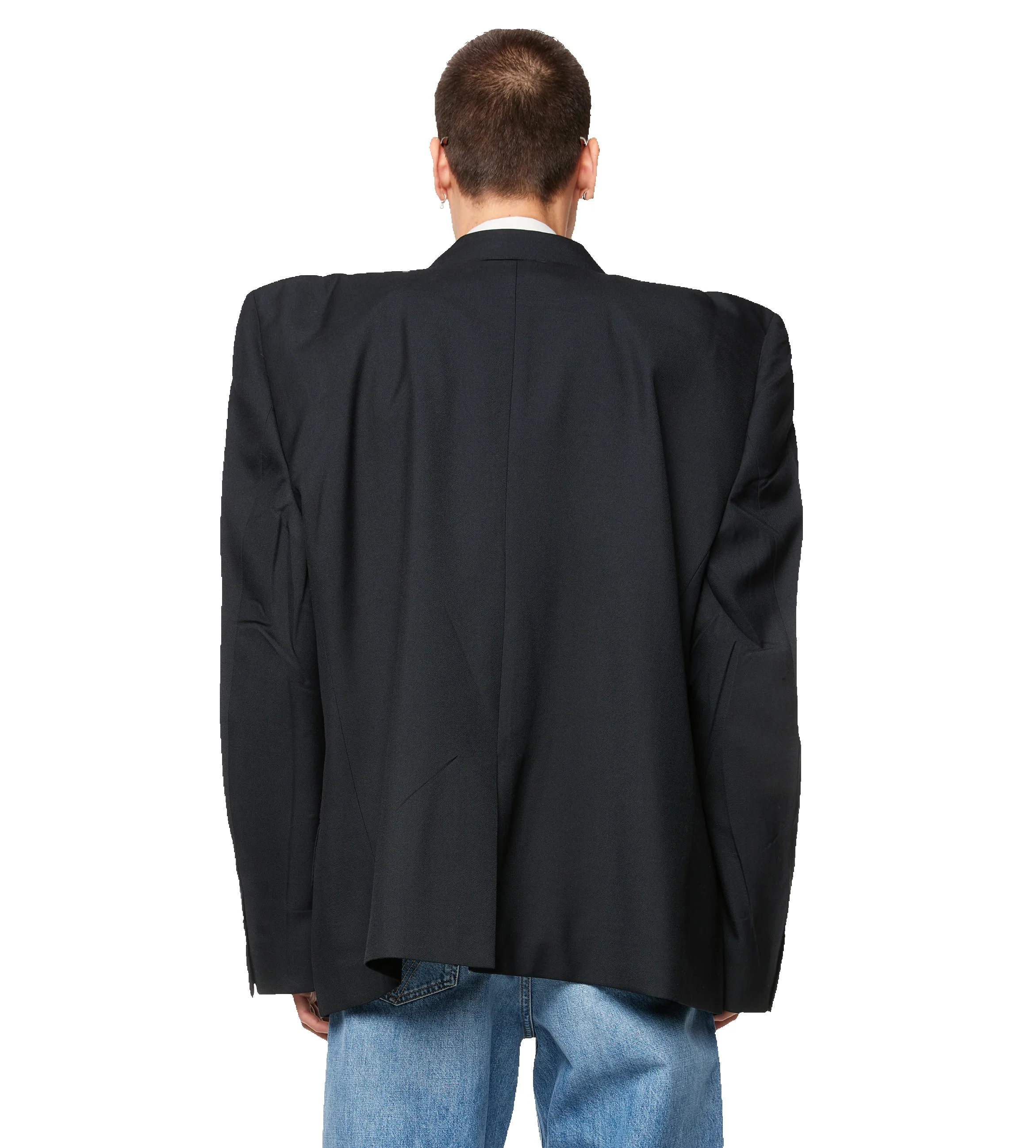 Boxy Jacket Black sold by FOUR Amsterdam product image thumbnail 3