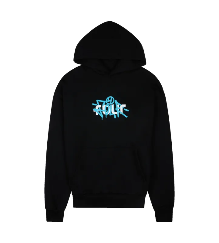 Graffiti Hoodie Black sold by FOUR Amsterdam