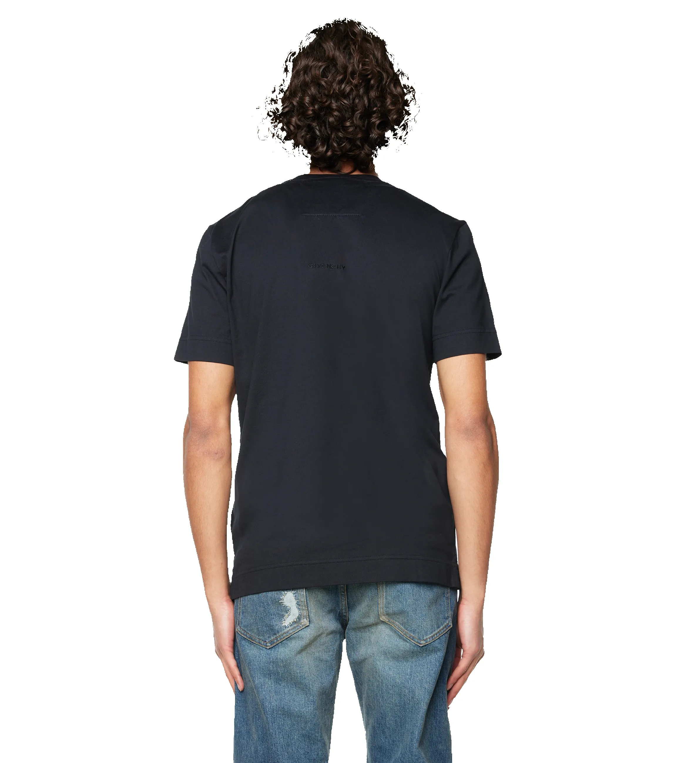 Slim Fit T-Shirt Black sold by FOUR Amsterdam product image thumbnail 3