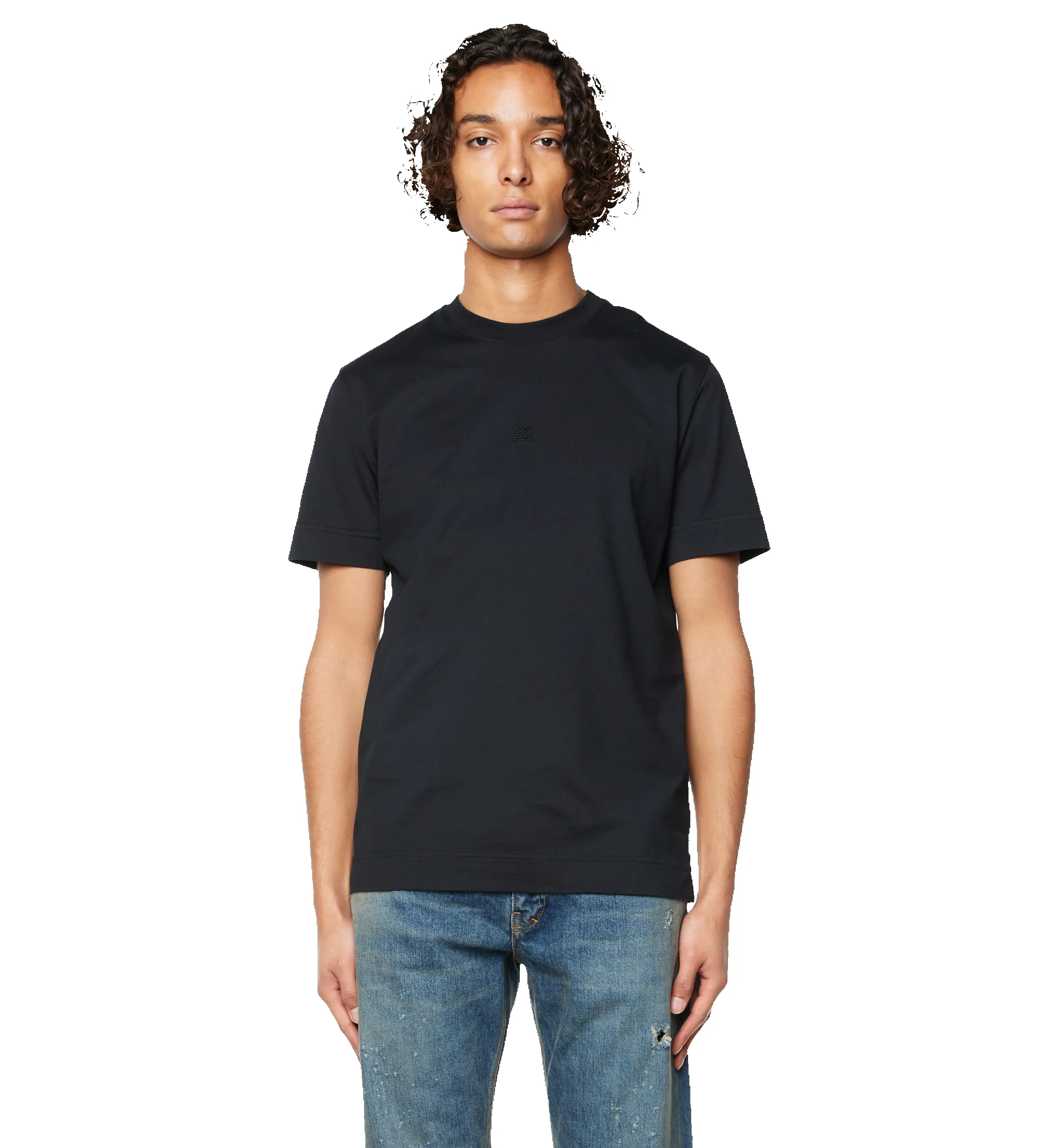 Slim Fit T-Shirt Black sold by FOUR Amsterdam