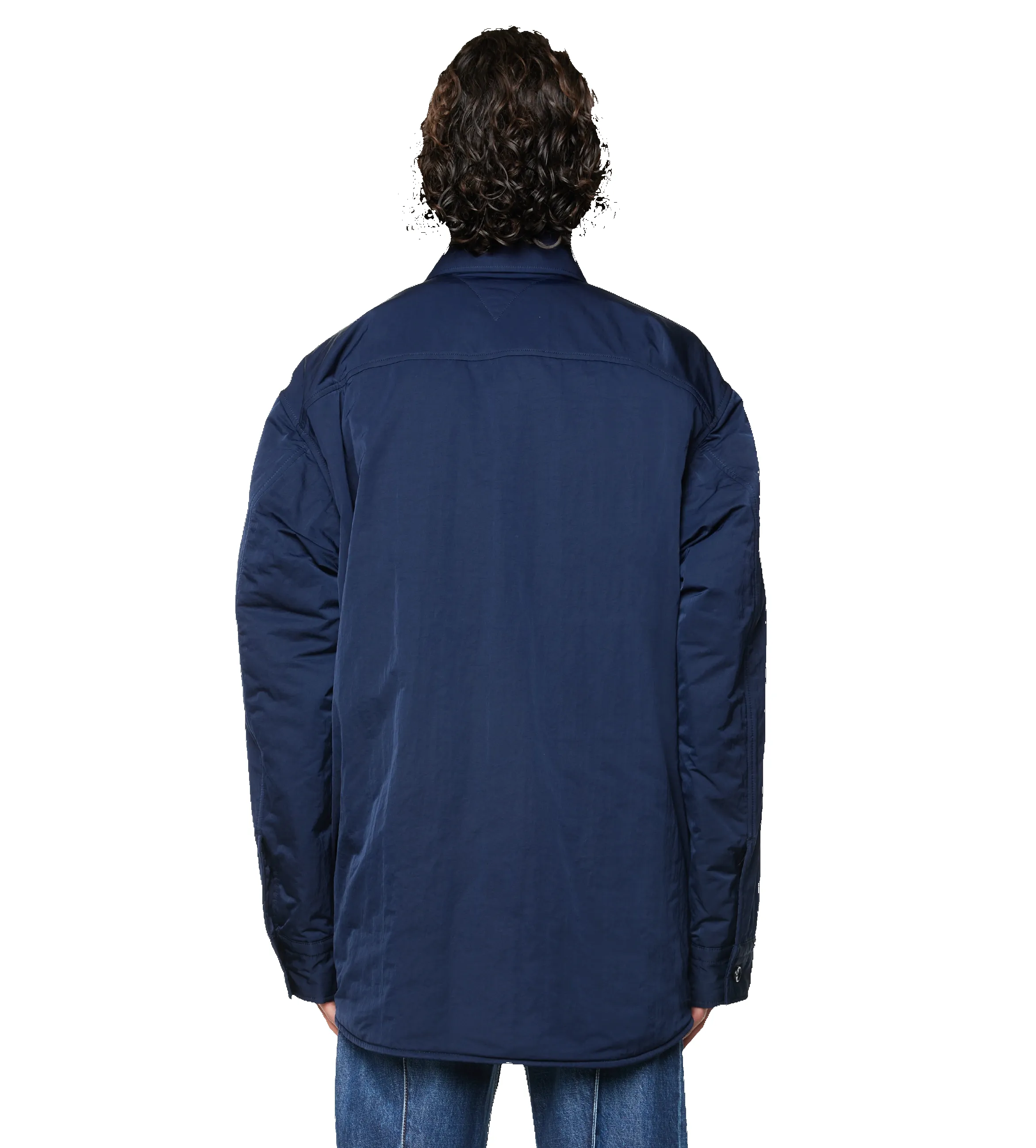Poplin Padded Jacket Blue sold by FOUR Amsterdam product image thumbnail 3