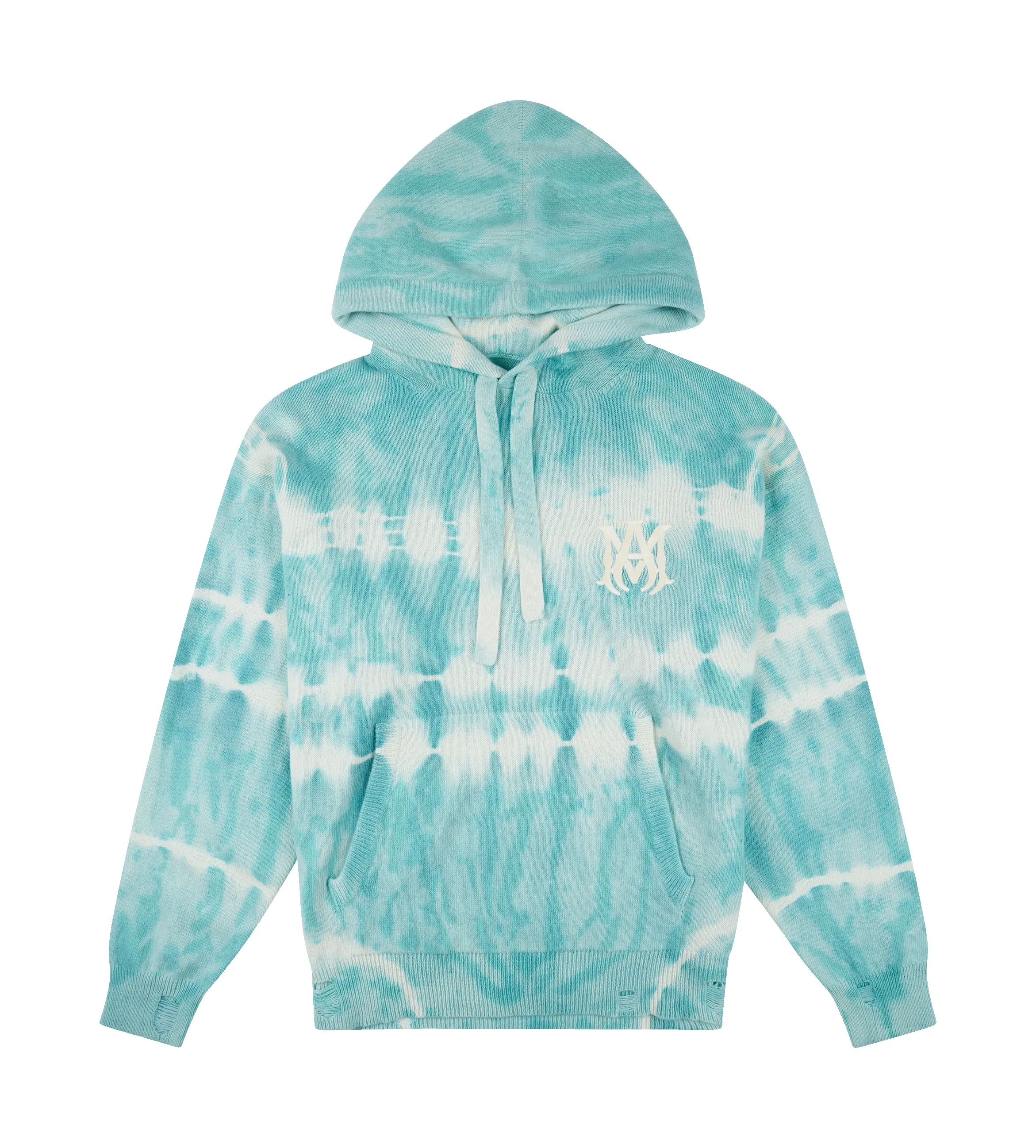 Sea Blue Tie Dye Hoodie sold by FOUR Amsterdam