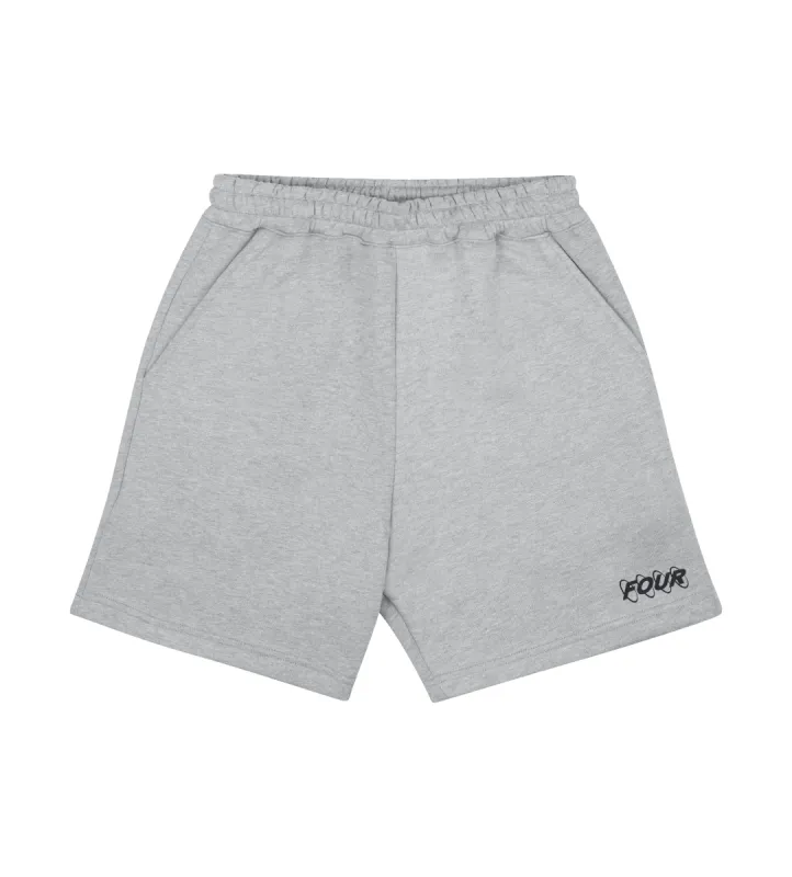 Circles Logo Shorts Grey sold by FOUR Amsterdam