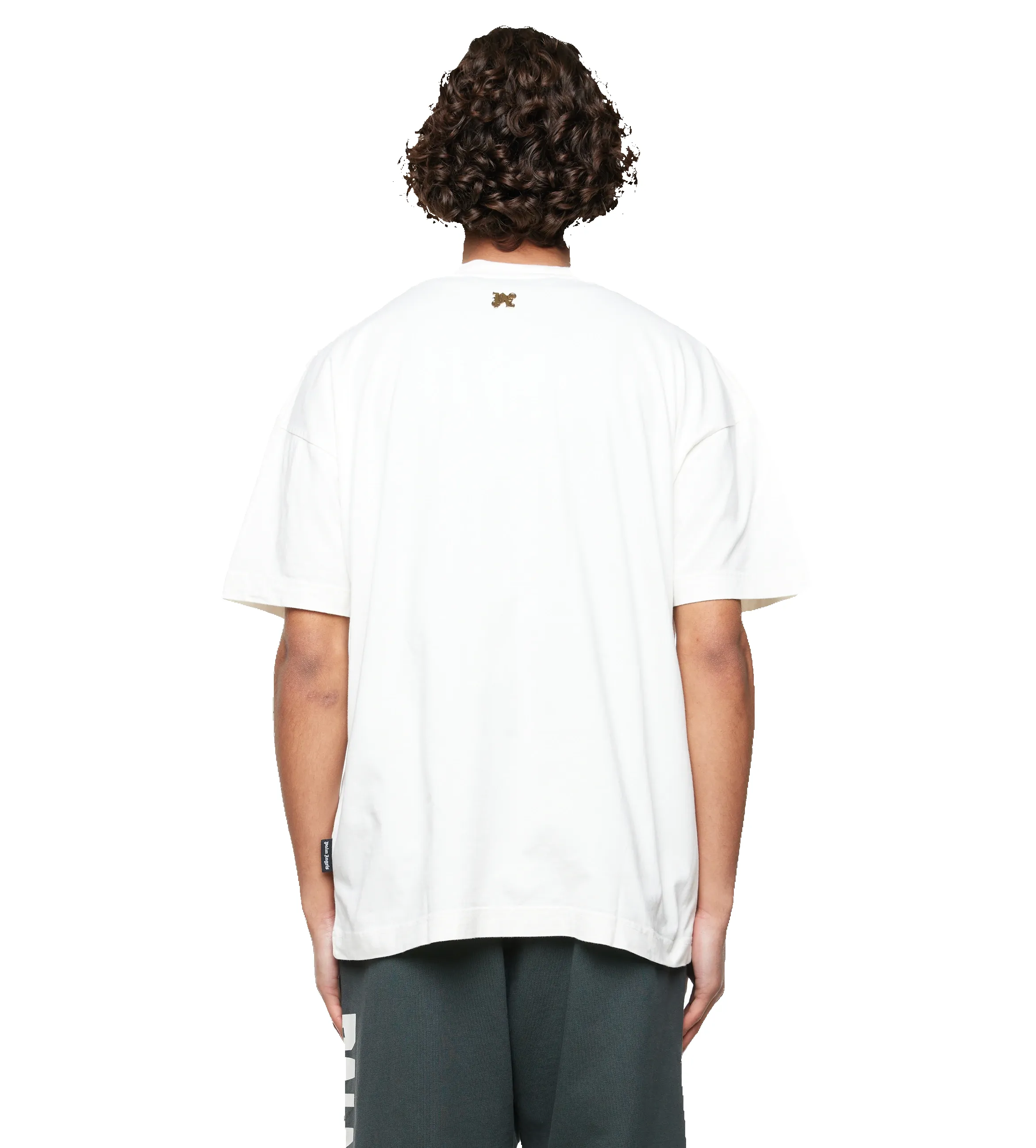 Smoke Logo Print T-shirt Off White sold by FOUR Amsterdam product image thumbnail 3