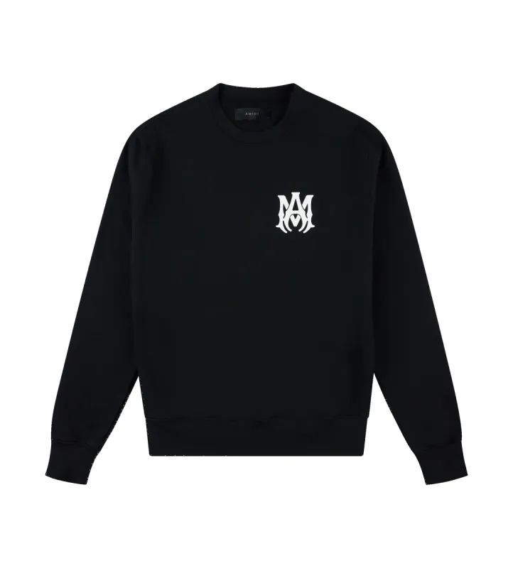 MA Logo Crewneck Black made by AMIRI