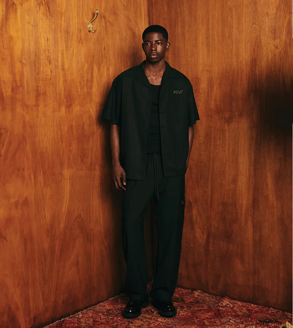 Cargo Pants Black sold by FOUR Amsterdam product image thumbnail 2