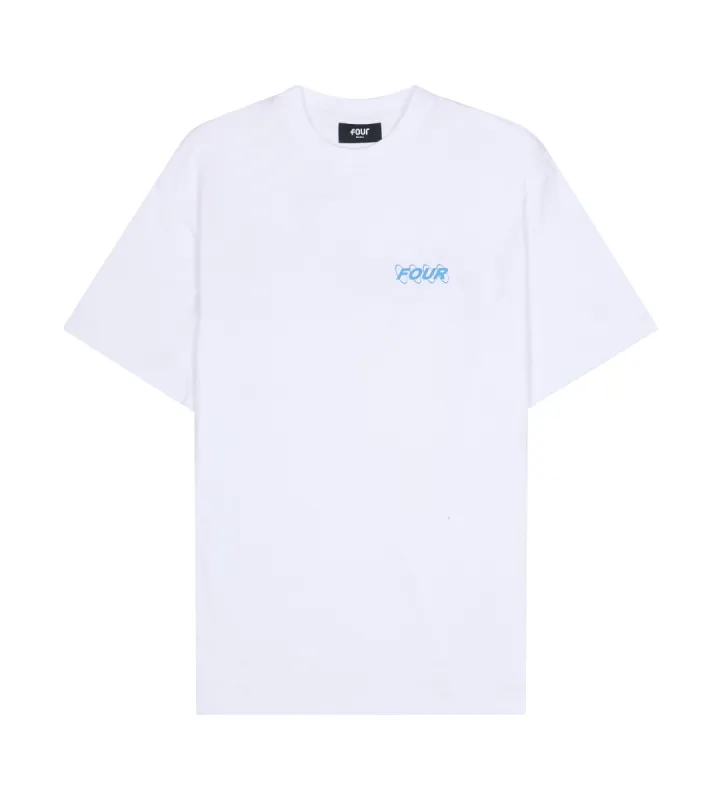 Circles Logo T-shirt White/ Ebb & Flow sold by FOUR Amsterdam
