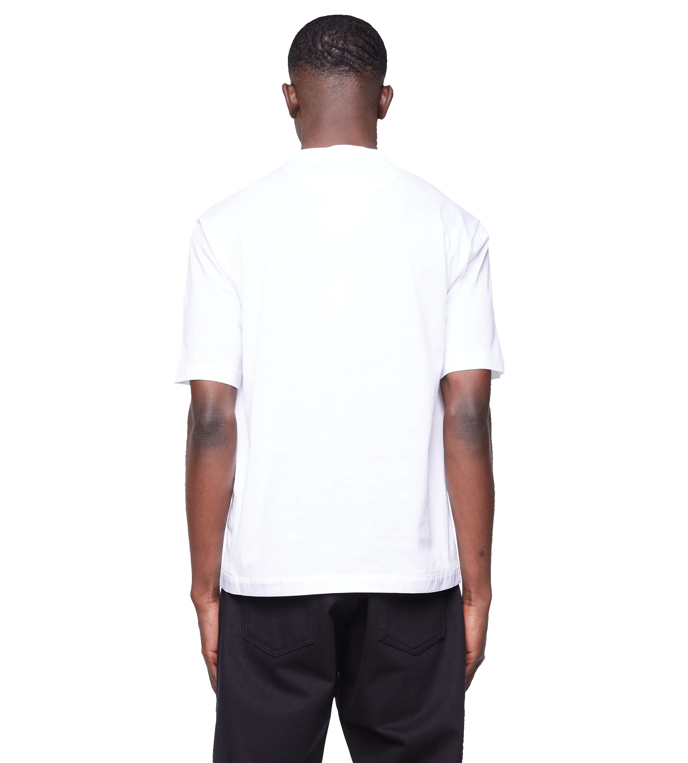 Re-Nylon and Jersey T-shirt White sold by FOUR Amsterdam product image thumbnail 3