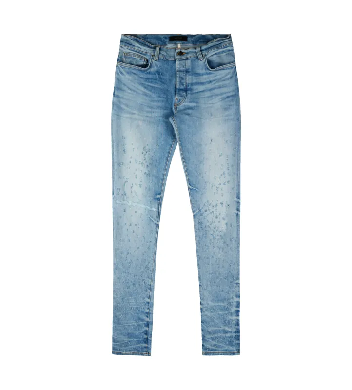 【COLOR iN ID】white snap denim Stack Jeans Antique Indigo | The Webster