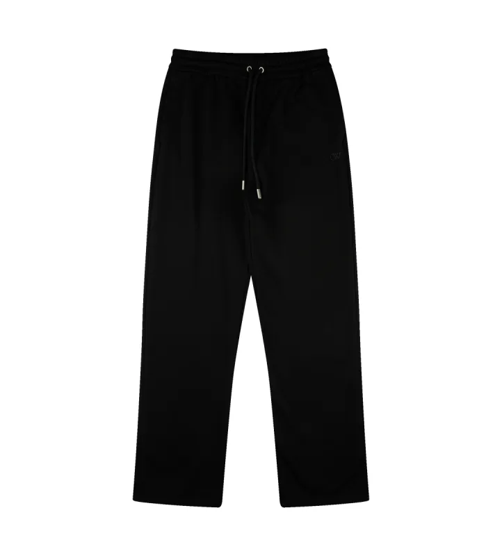 Monogram Embroidery Sweatpants Black sold by FOUR Amsterdam