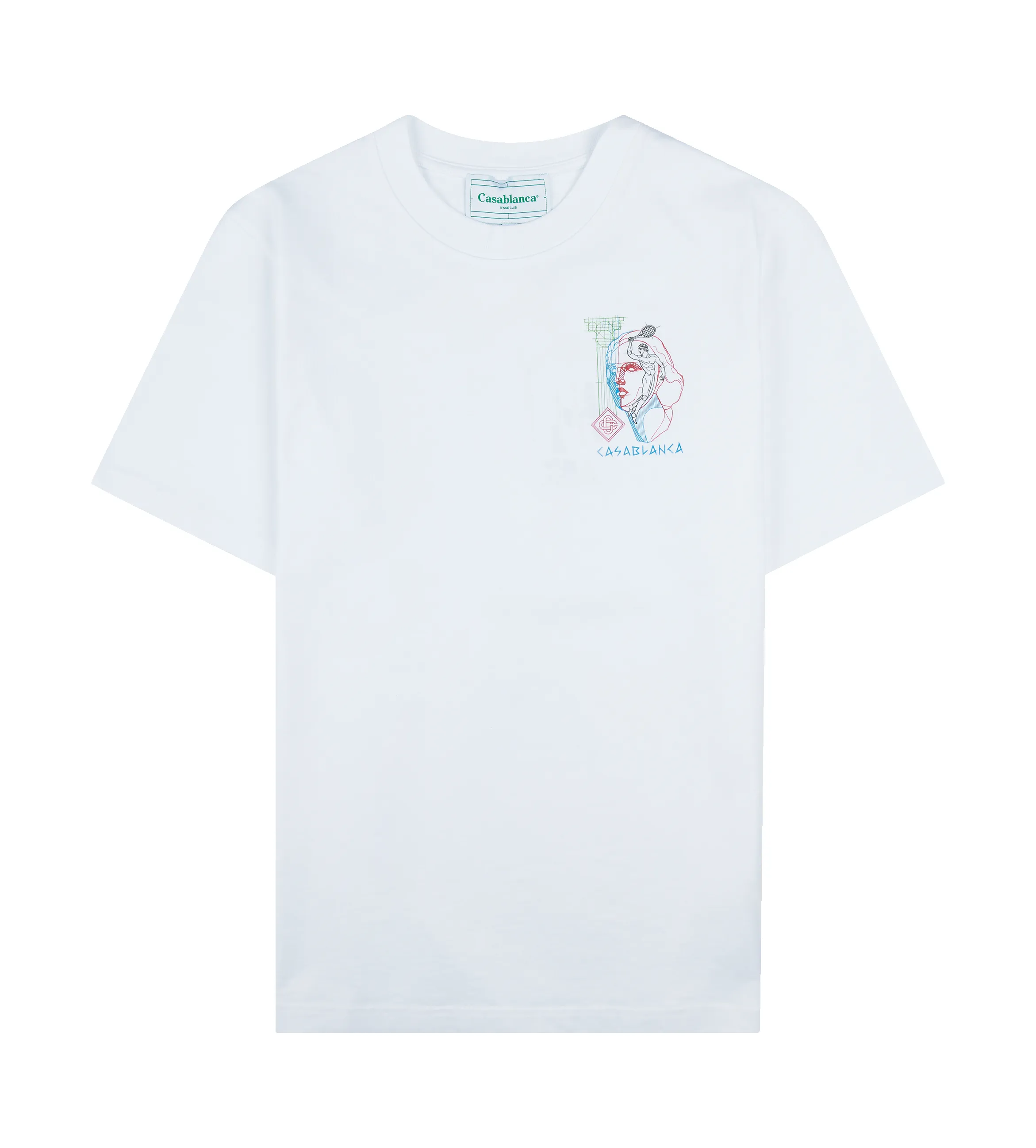Tennis Play In Progress T-shirt White sold by FOUR Amsterdam