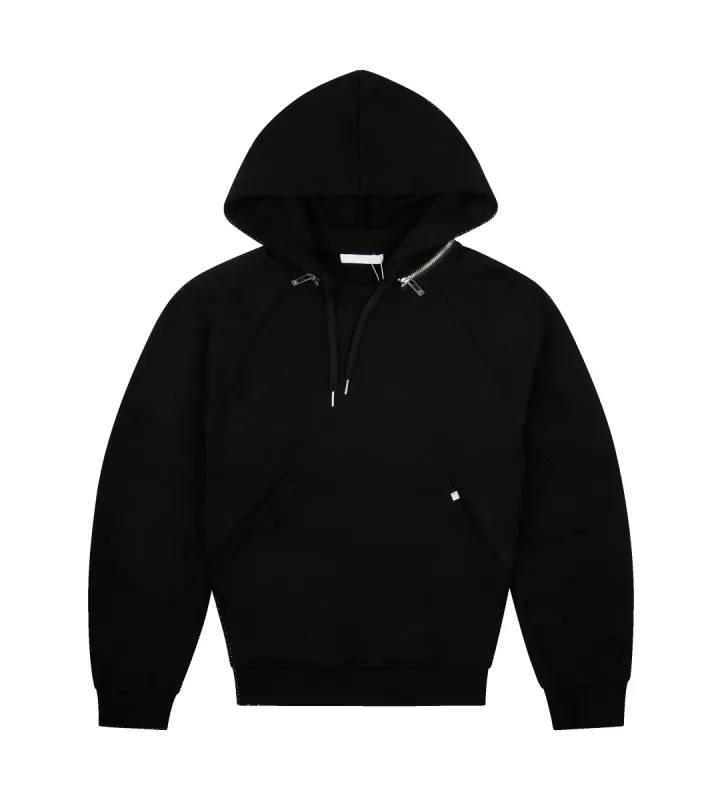 Apex Zip Hoodie Black sold by FOUR Amsterdam
