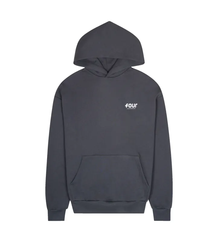 Logo Hoodie Asphalt sold by FOUR Amsterdam
