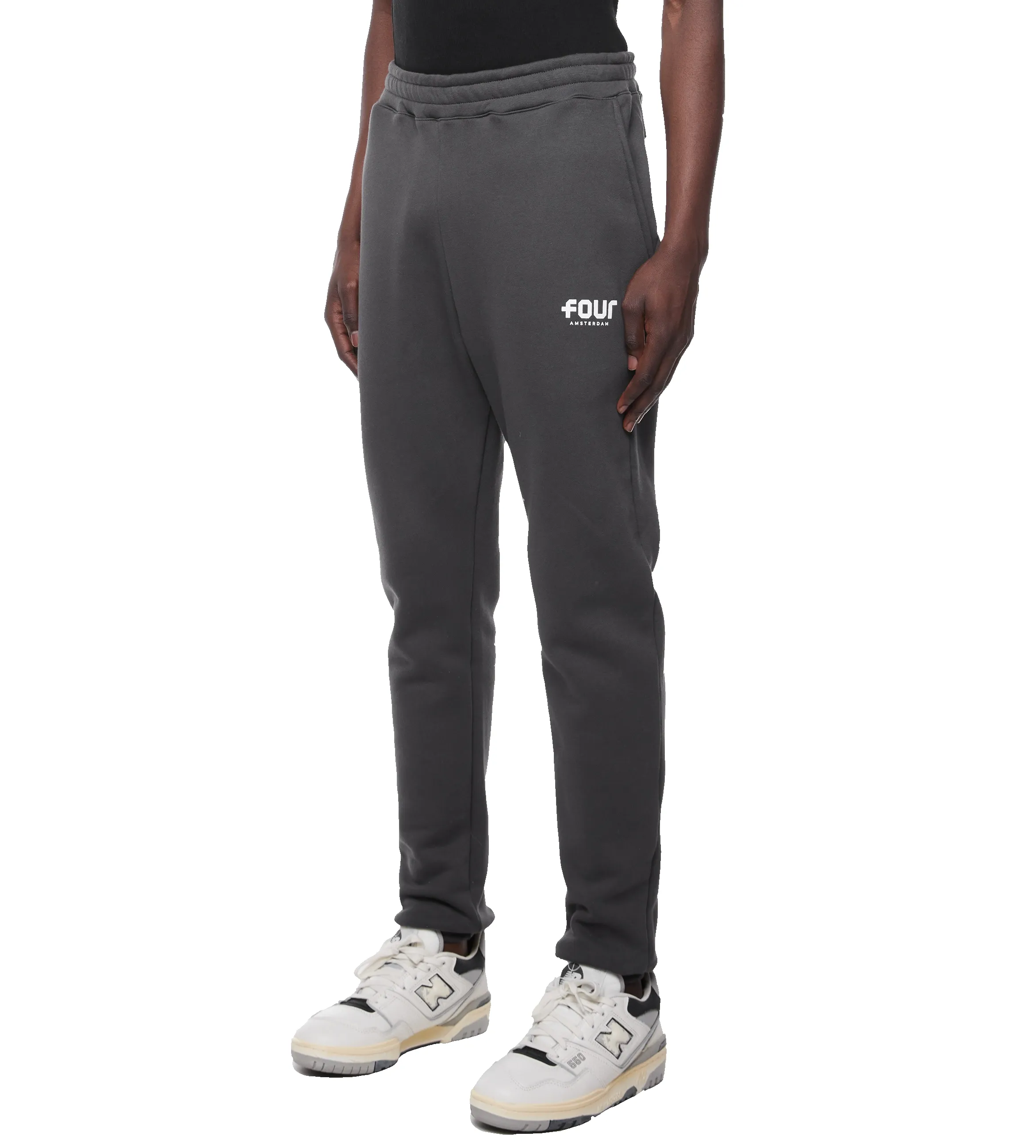 Logo Sweatpants Asphalt sold by FOUR Amsterdam product image thumbnail 5