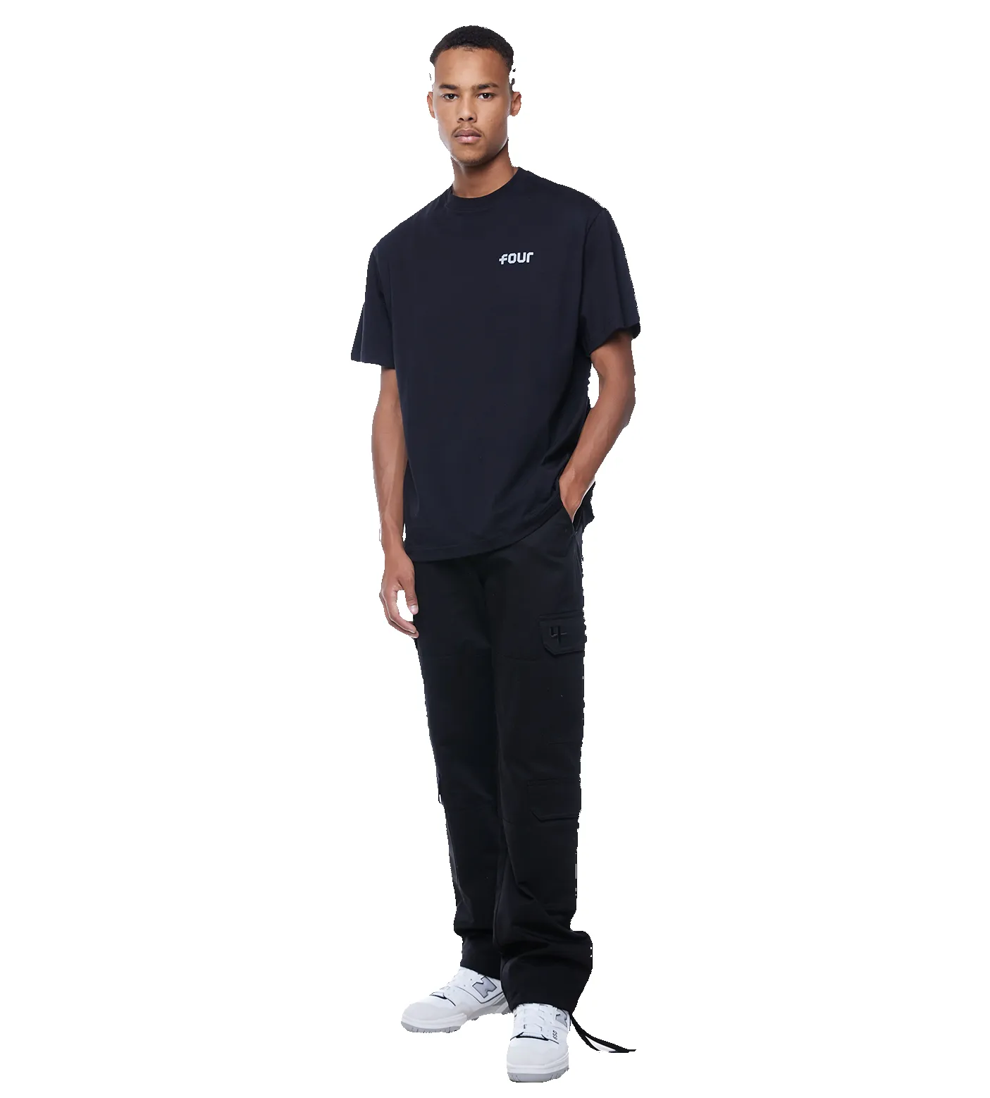 Four Cargo Pants Black sold by FOUR Amsterdam product image thumbnail 2