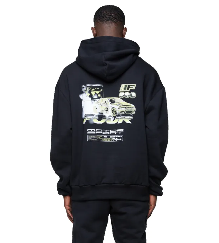 Graphic Car Hoodie Black sold by FOUR Amsterdam