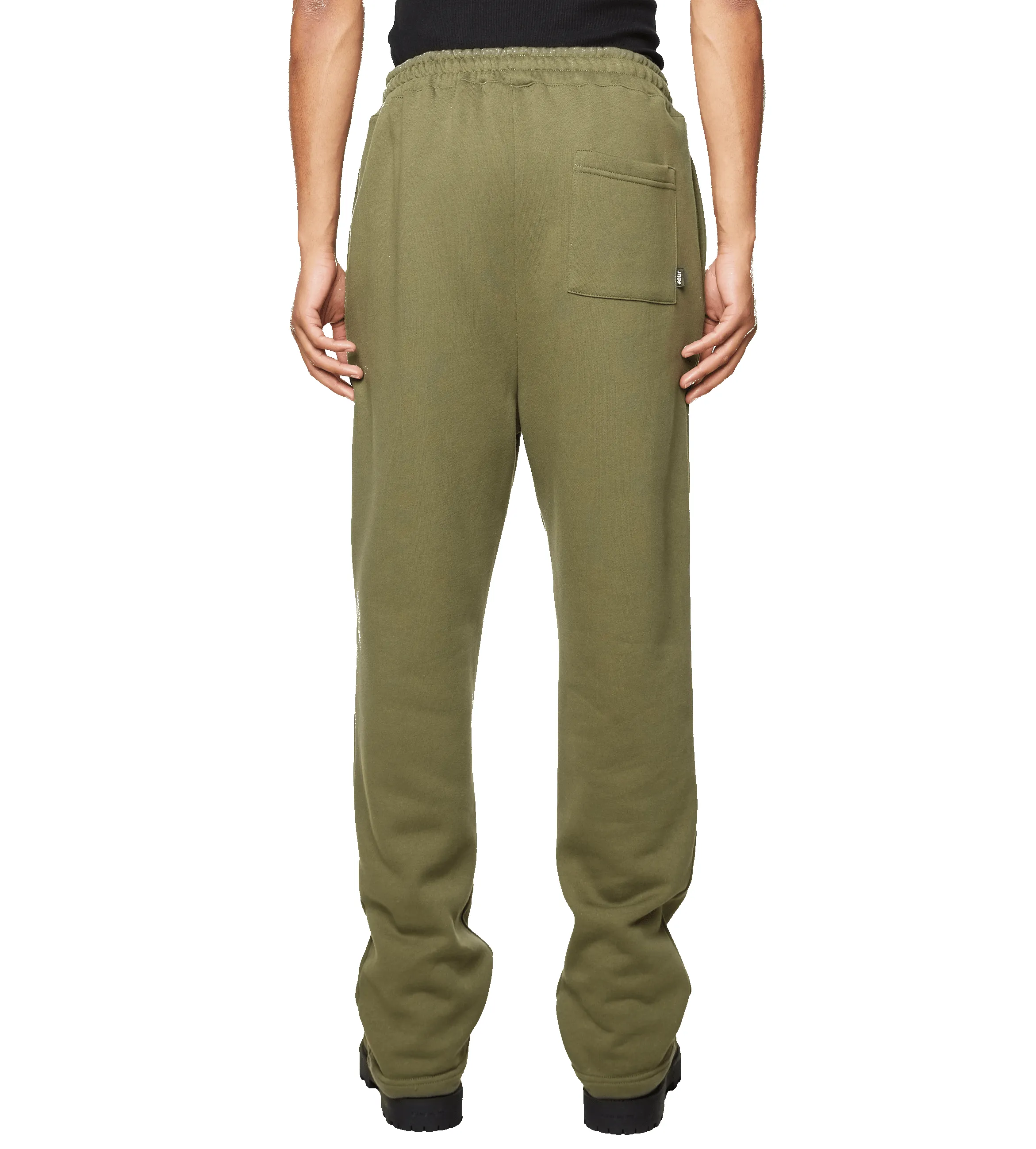 Straight Leg Sweatpants Olive Night sold by FOUR Amsterdam product image thumbnail 4