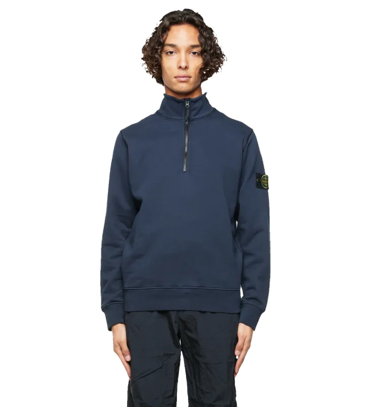 Compass-motif Half-zip Sweatshirt Navy sold by FOUR Amsterdam