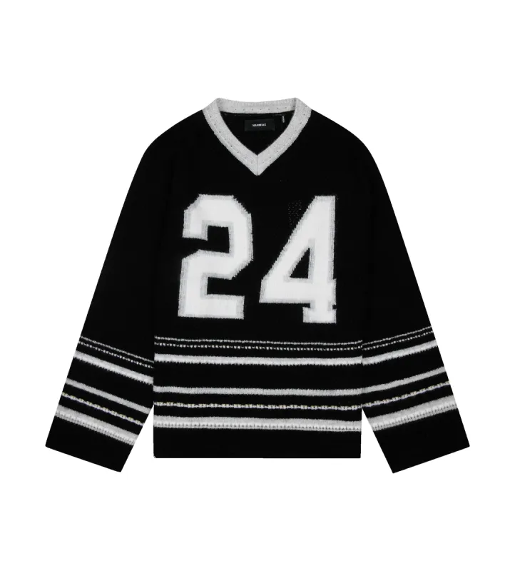 24 Knit Hockey Jersey Black sold by FOUR Amsterdam