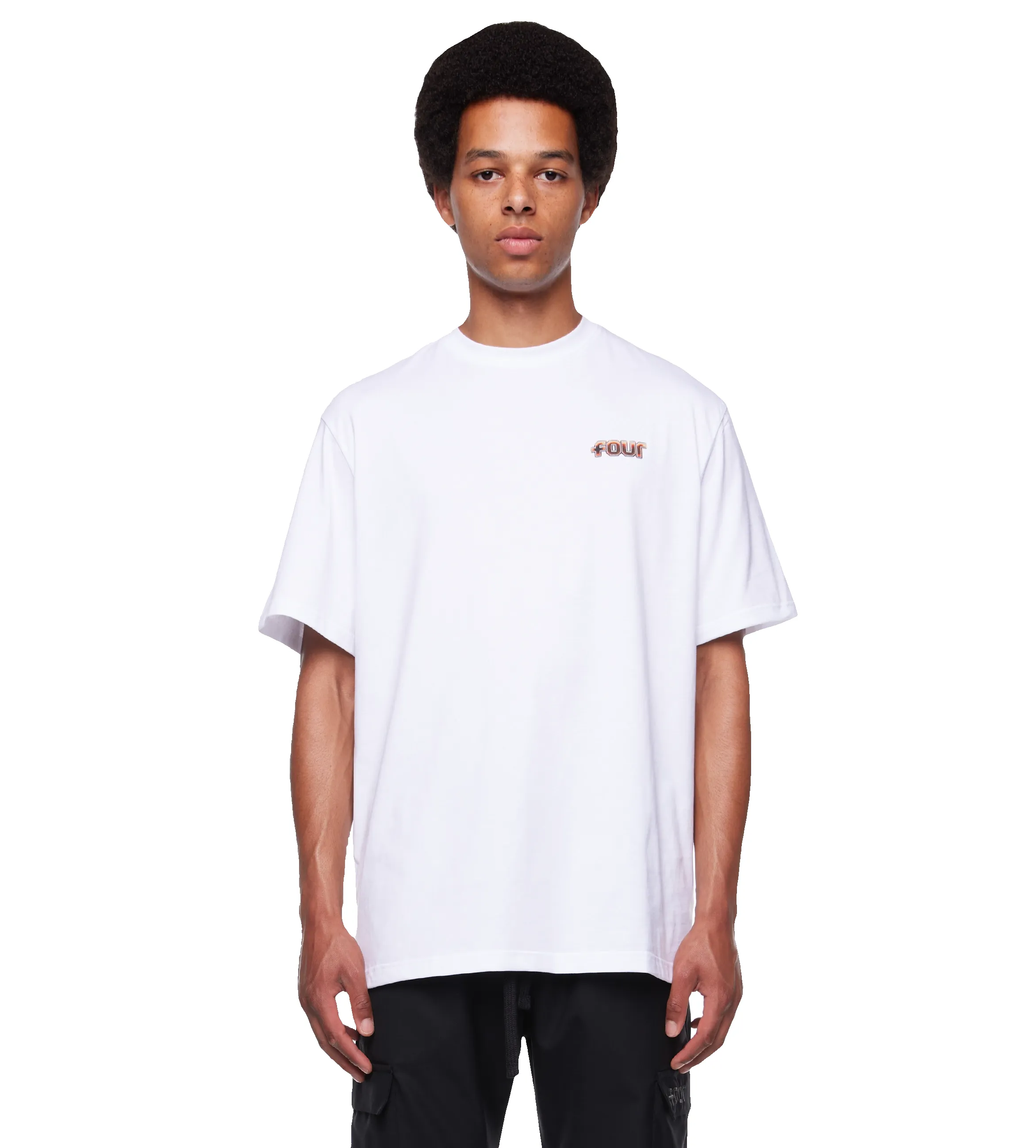 Lava T-shirt White sold by FOUR Amsterdam product image thumbnail 2
