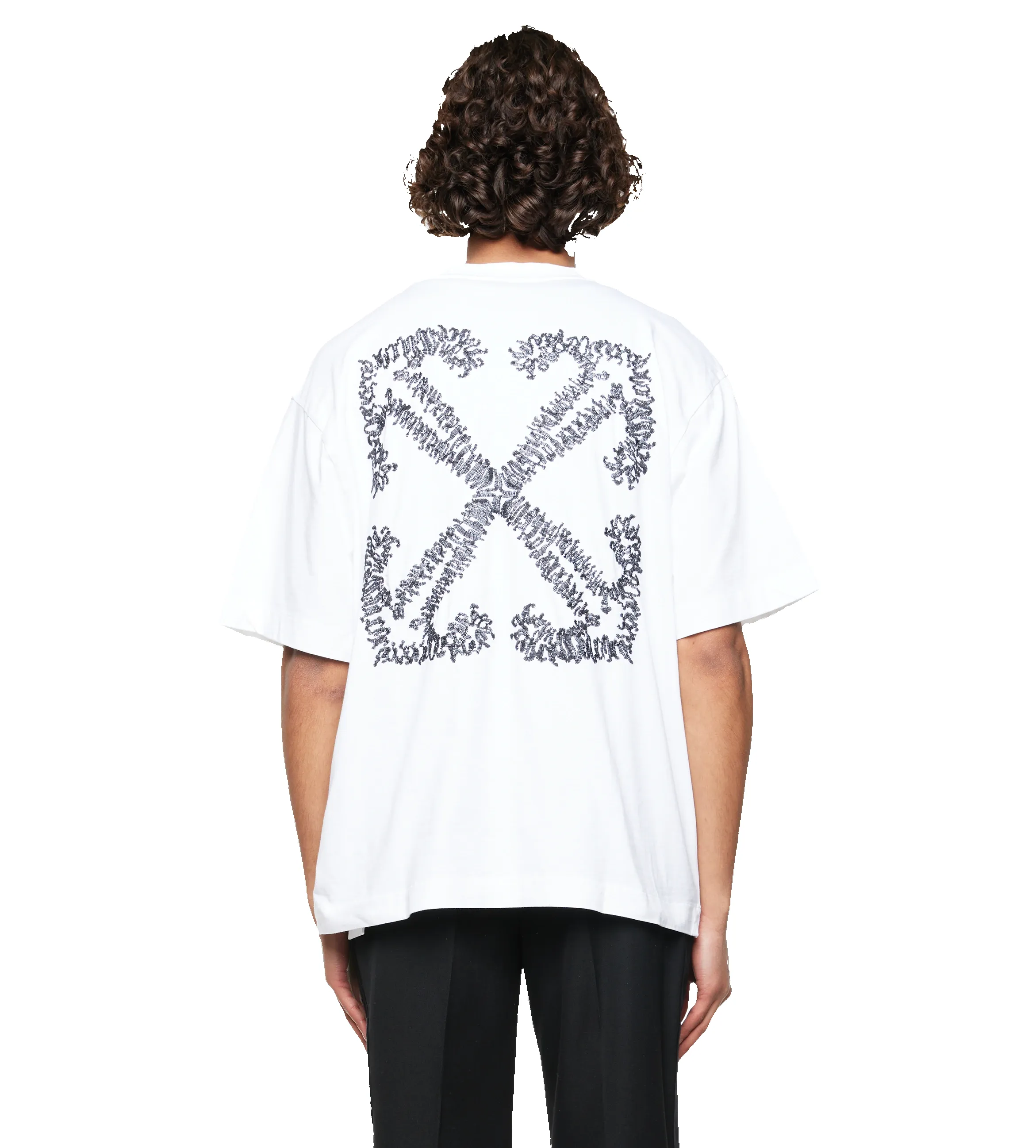 Arrows Motif T-shirt White sold by FOUR Amsterdam product image thumbnail 3