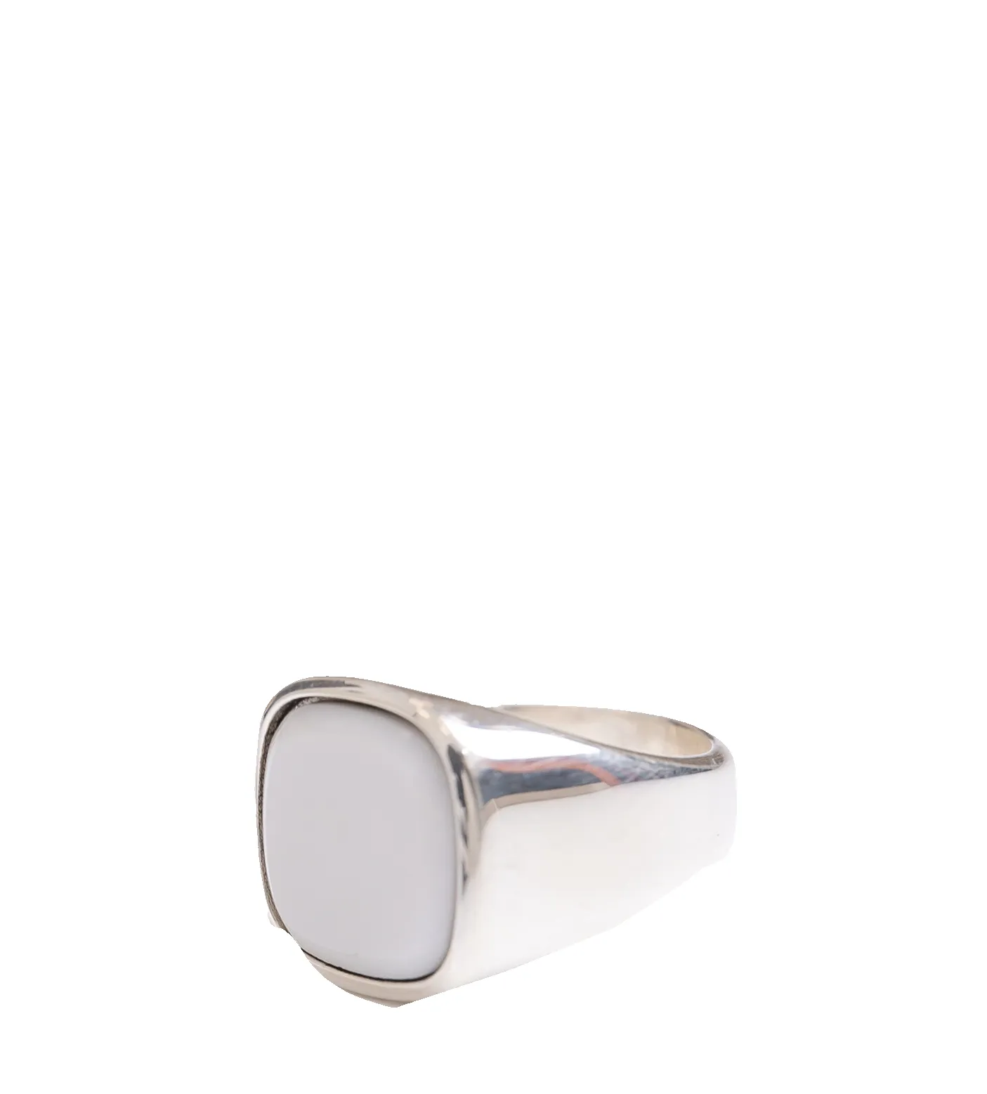 Square Jasper Signet Ring Silver sold by FOUR Amsterdam product image thumbnail 3