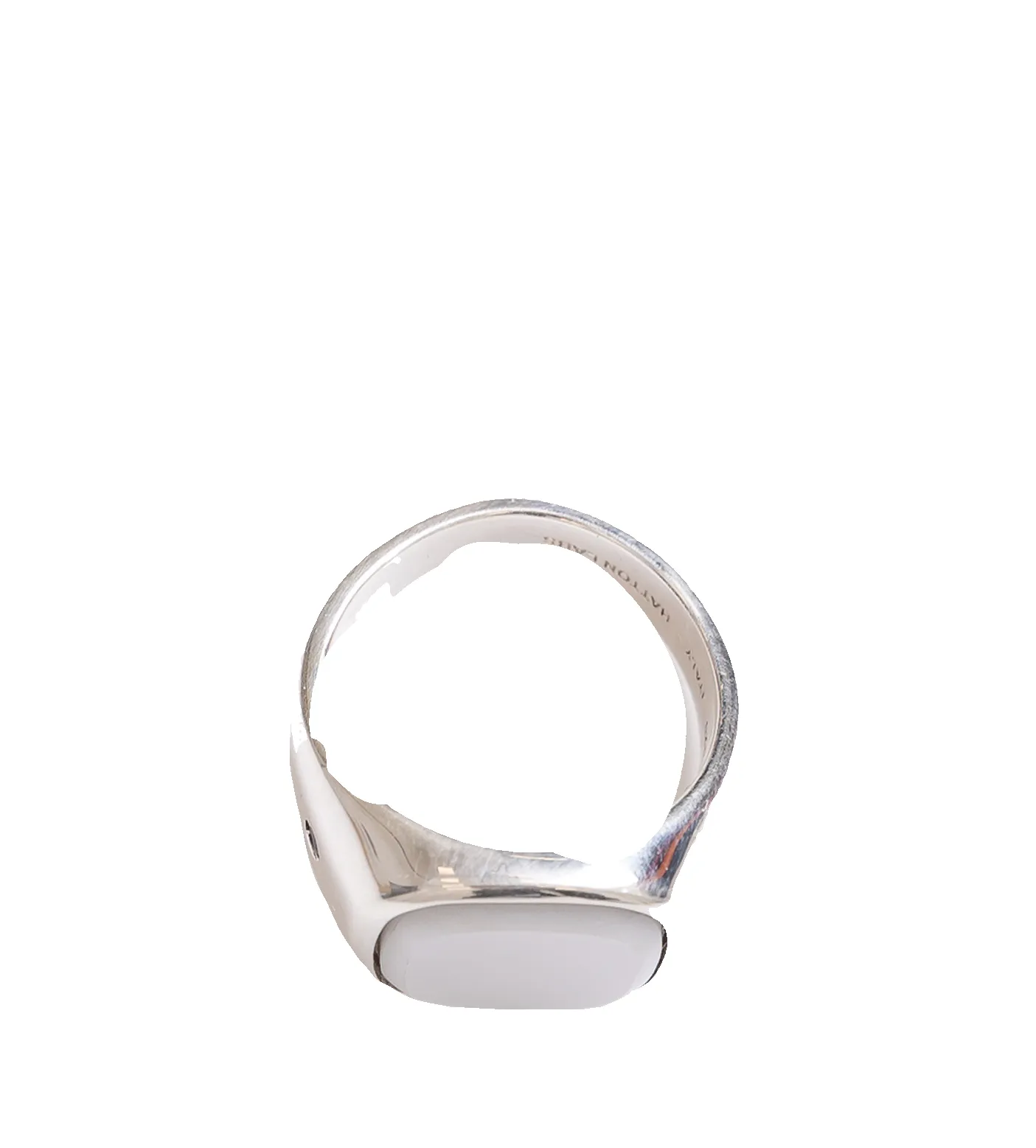 Square Jasper Signet Ring Silver sold by FOUR Amsterdam product image thumbnail 2
