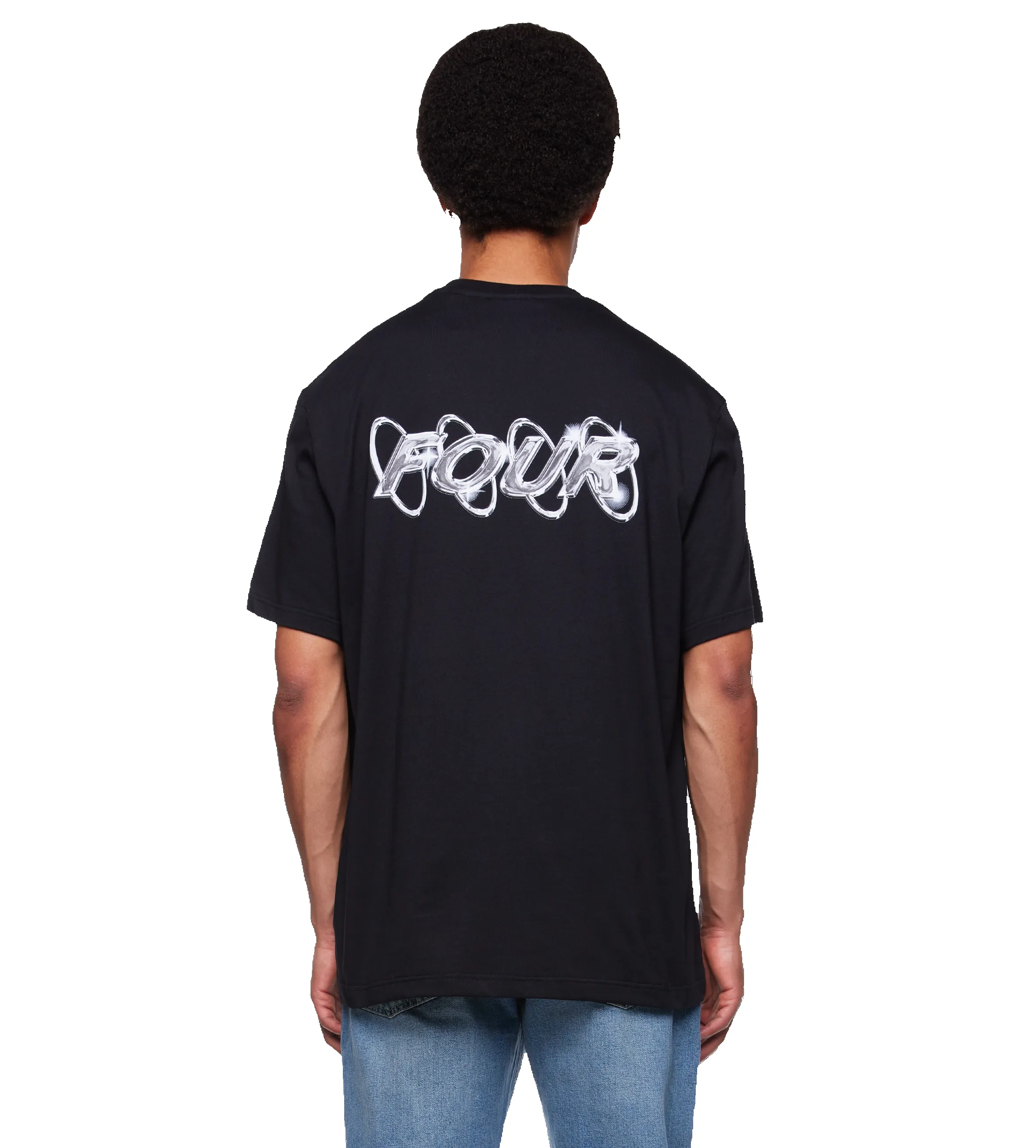 Chrome Circles T-shirt Black sold by FOUR Amsterdam