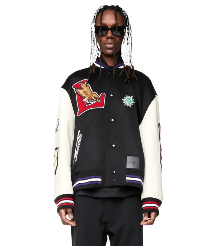 Lanvin x Future Varsity Jacket Black sold by FOUR Amsterdam