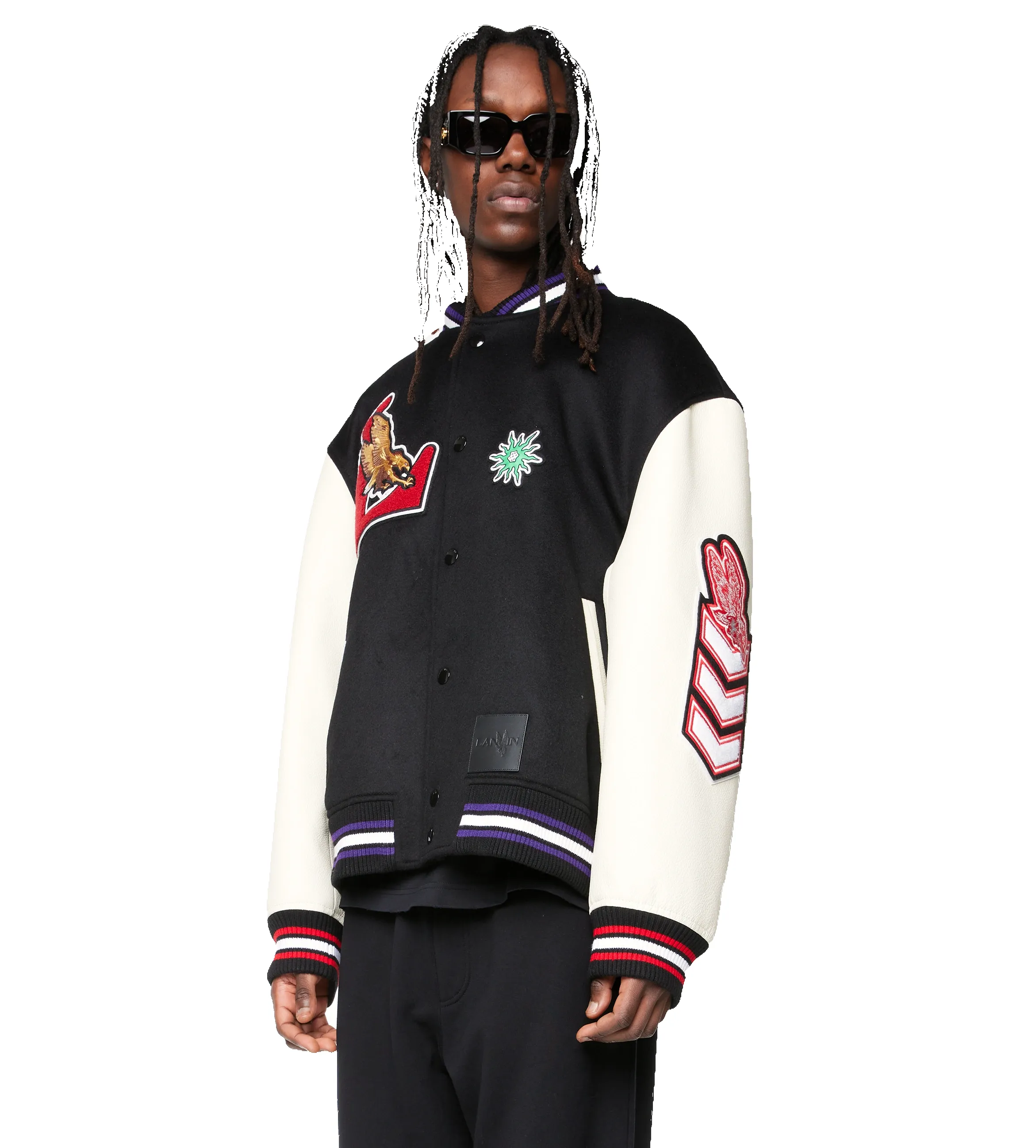Lanvin x Future Varsity Jacket Black | Parallel