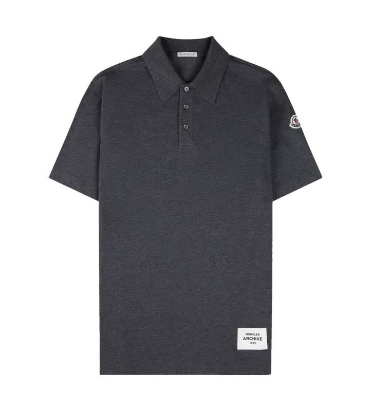 Logo Polo Grey sold by FOUR Amsterdam
