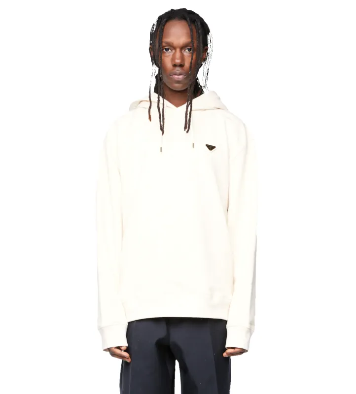 Cotton Jersey Hoodie Beige sold by FOUR Amsterdam