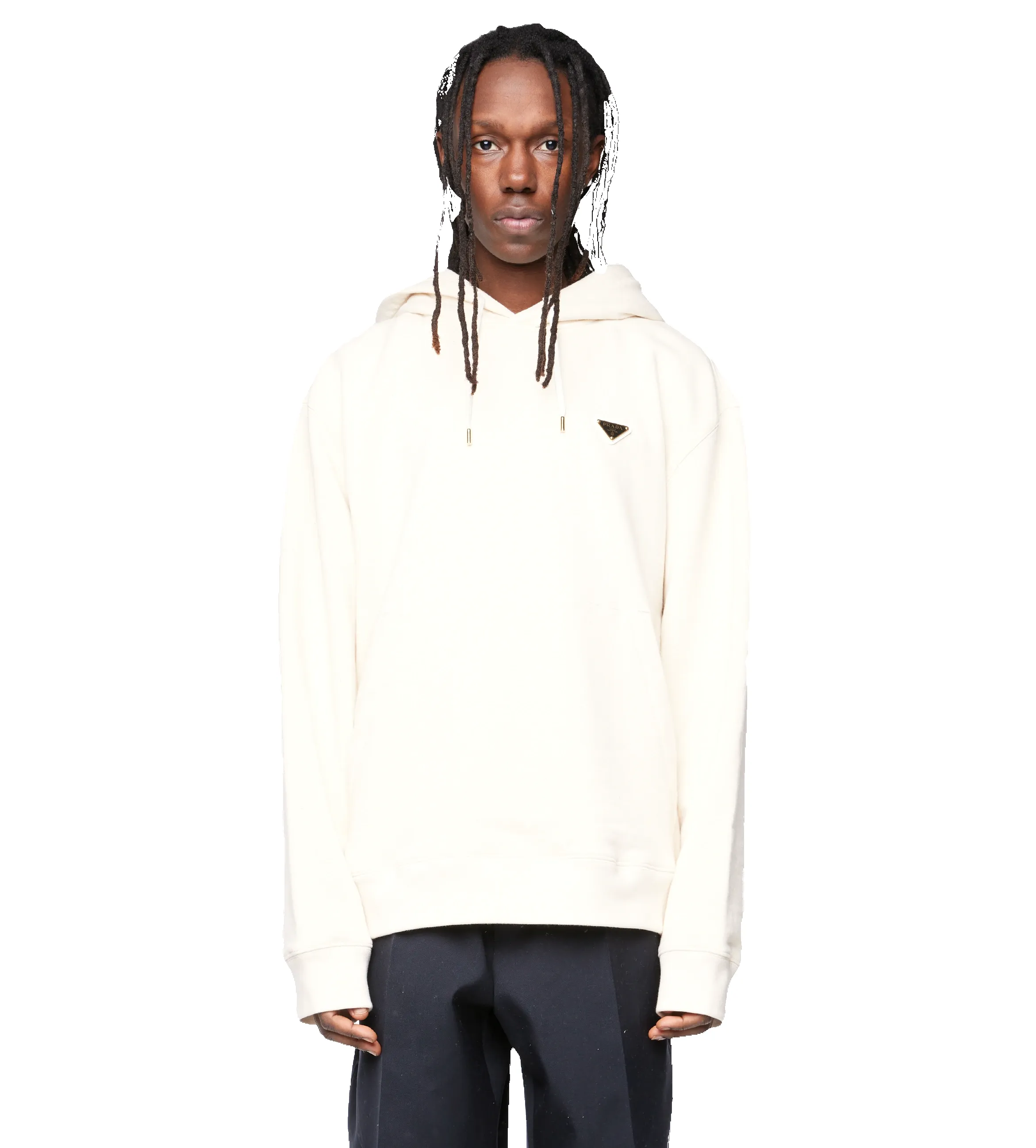 Cotton Jersey Hoodie Beige sold by FOUR Amsterdam