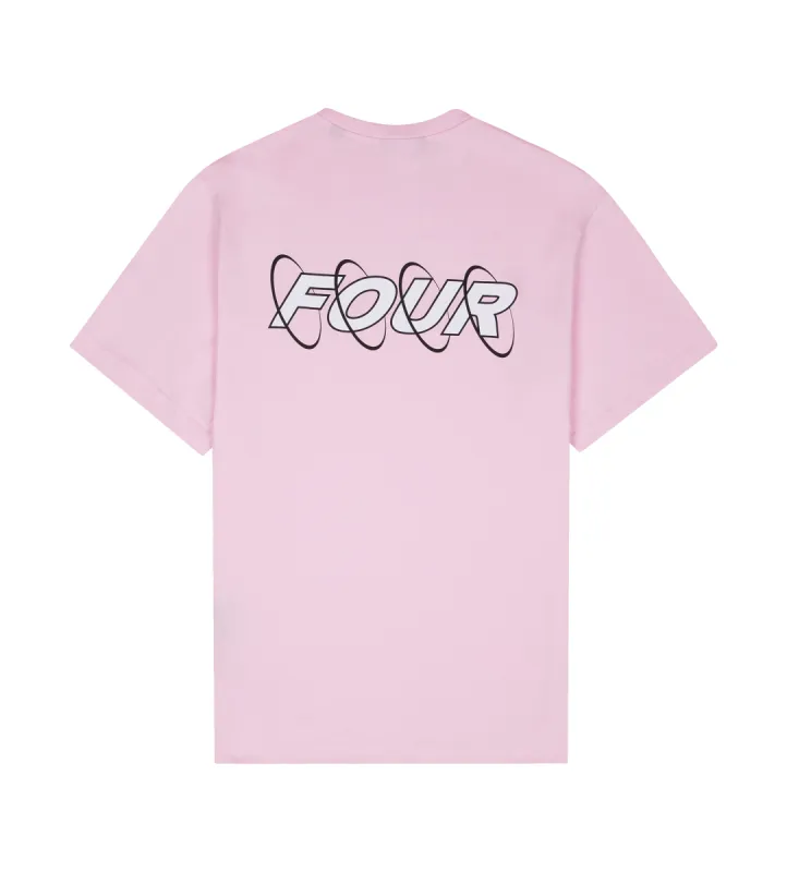 Circles T-shirt Soft Pink/ White sold by FOUR Amsterdam