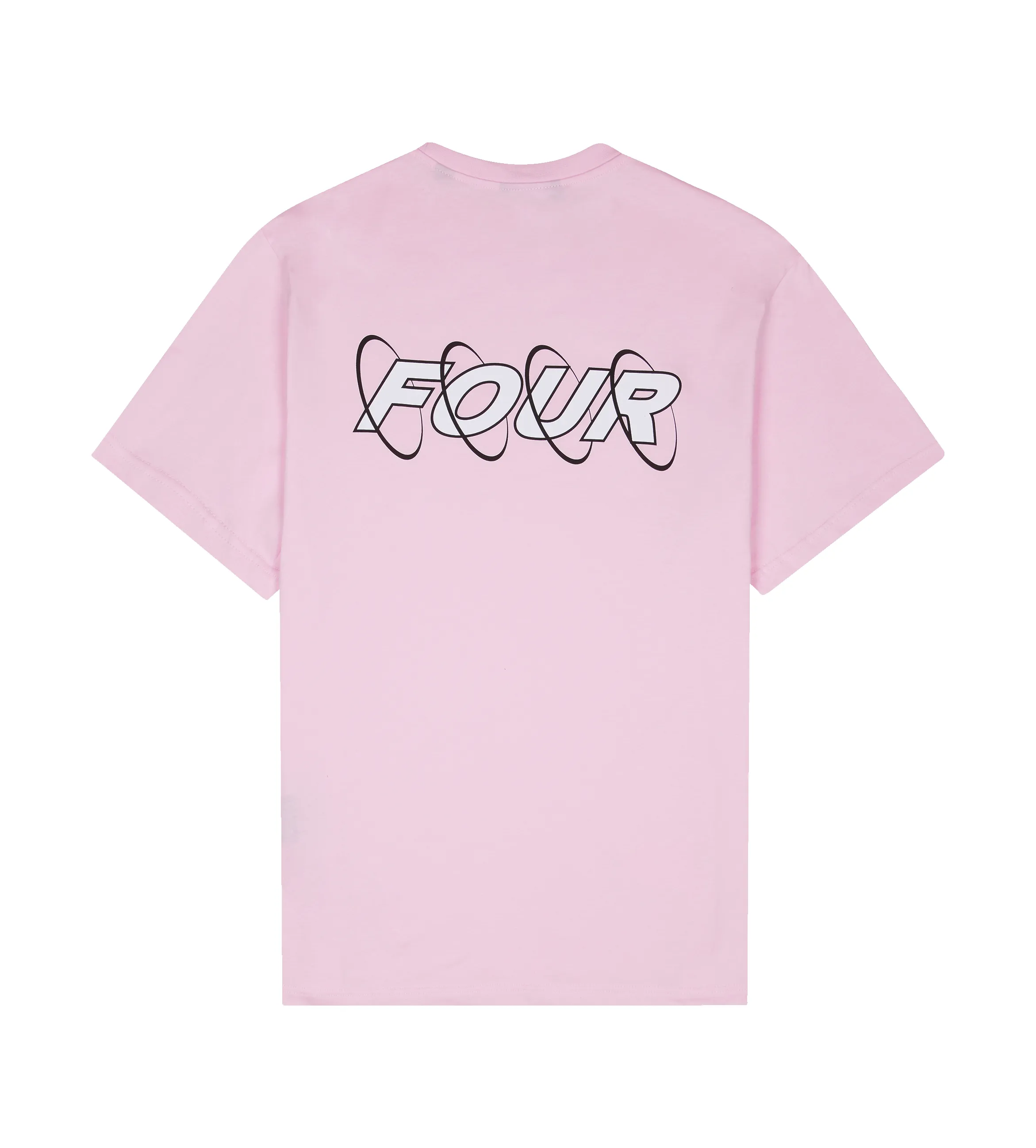 Circles T-shirt Soft Pink/ White sold by FOUR Amsterdam