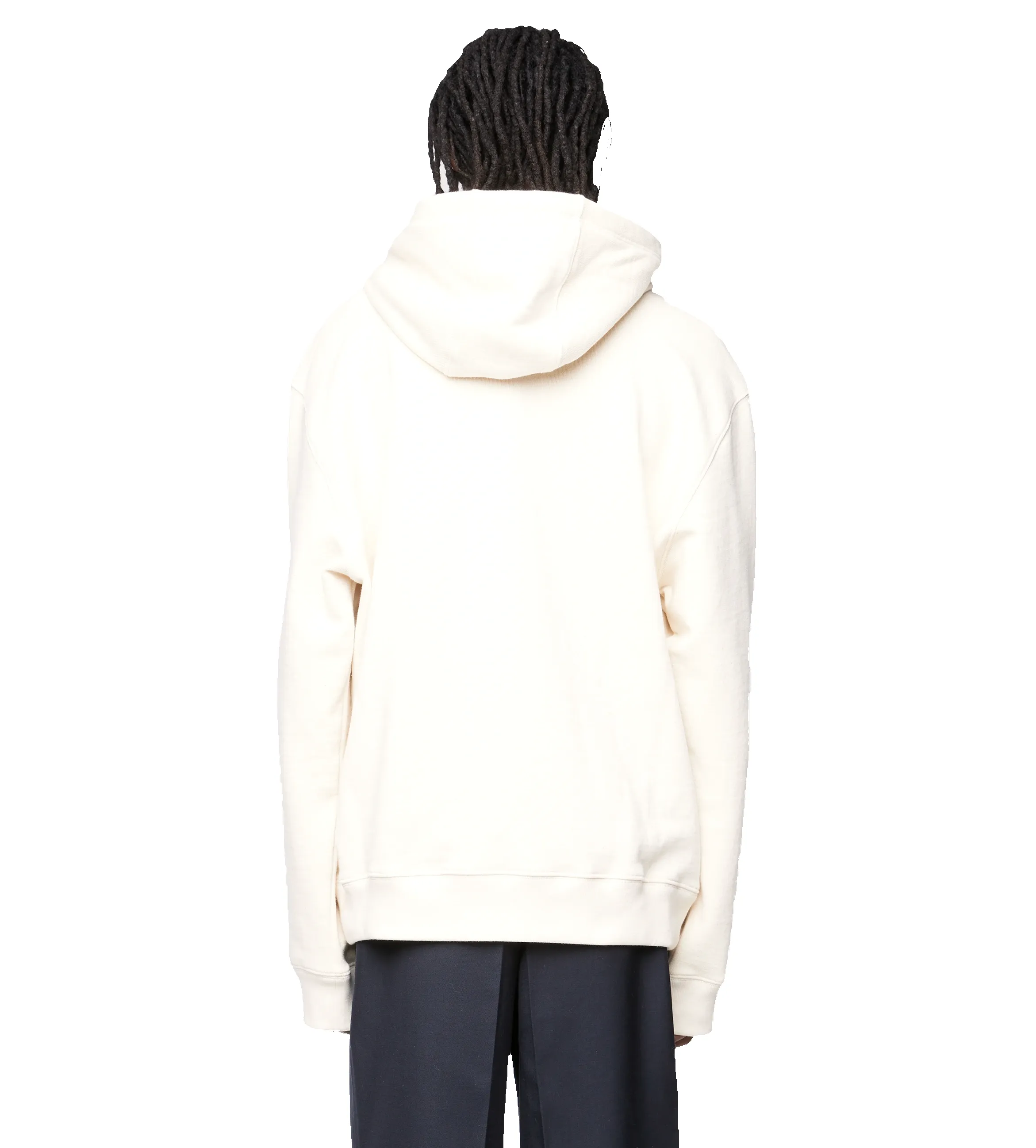Cotton Jersey Hoodie Beige sold by FOUR Amsterdam product image thumbnail 3