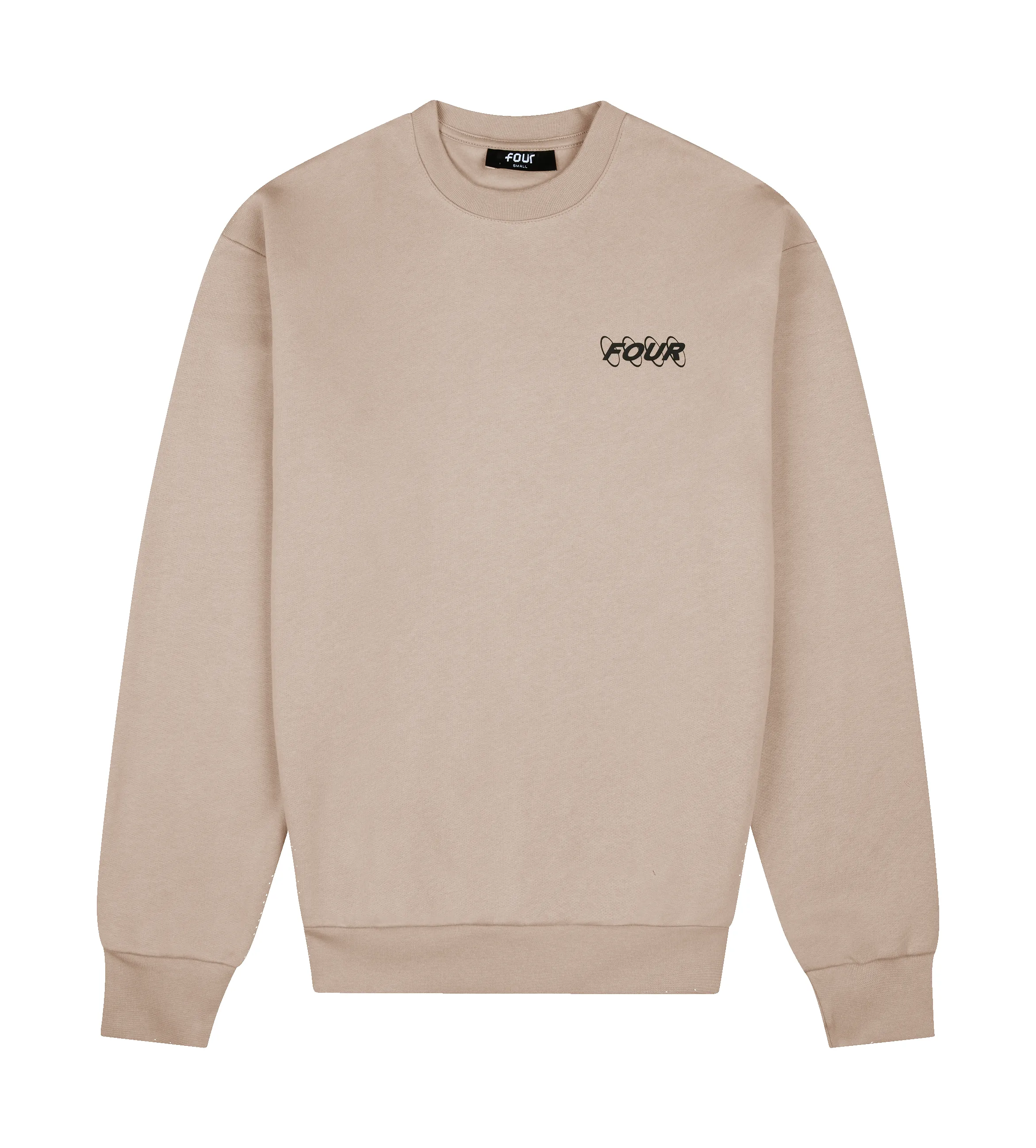 Circles Logo Crewneck Vintage Khaki sold by FOUR Amsterdam