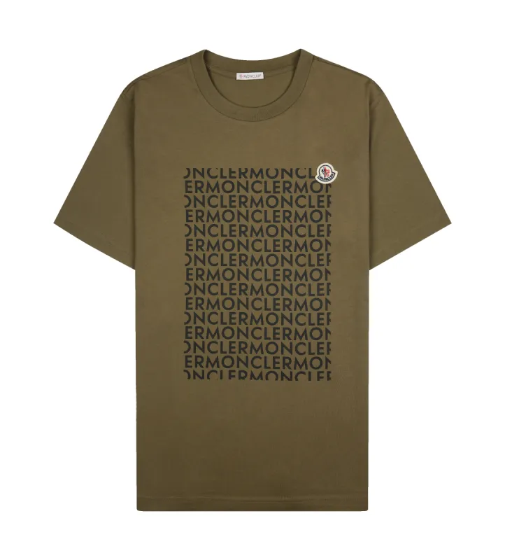 Monogram Box T-shirt Green sold by FOUR Amsterdam