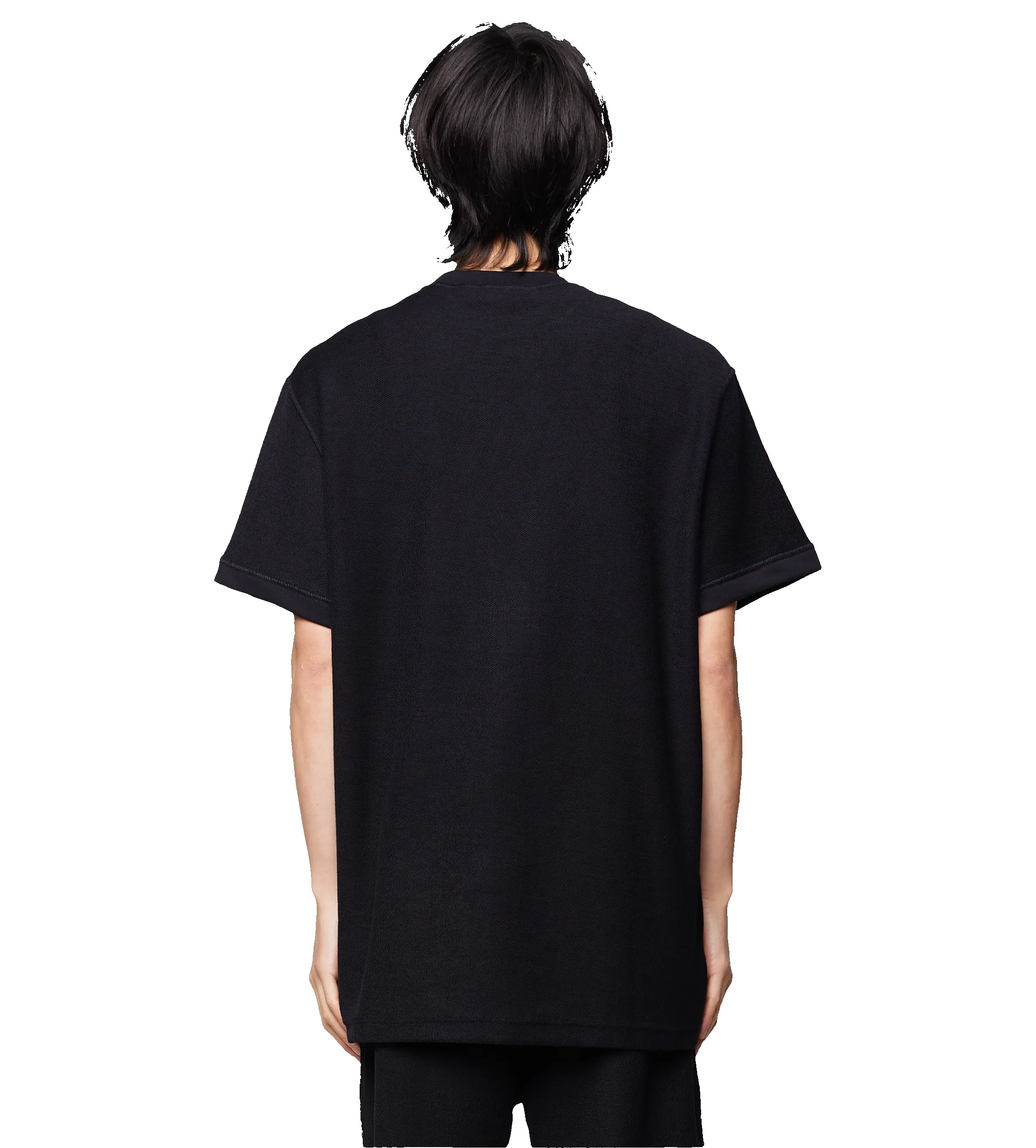 T-shirt Inside Out Black sold by FOUR Amsterdam product image thumbnail 3