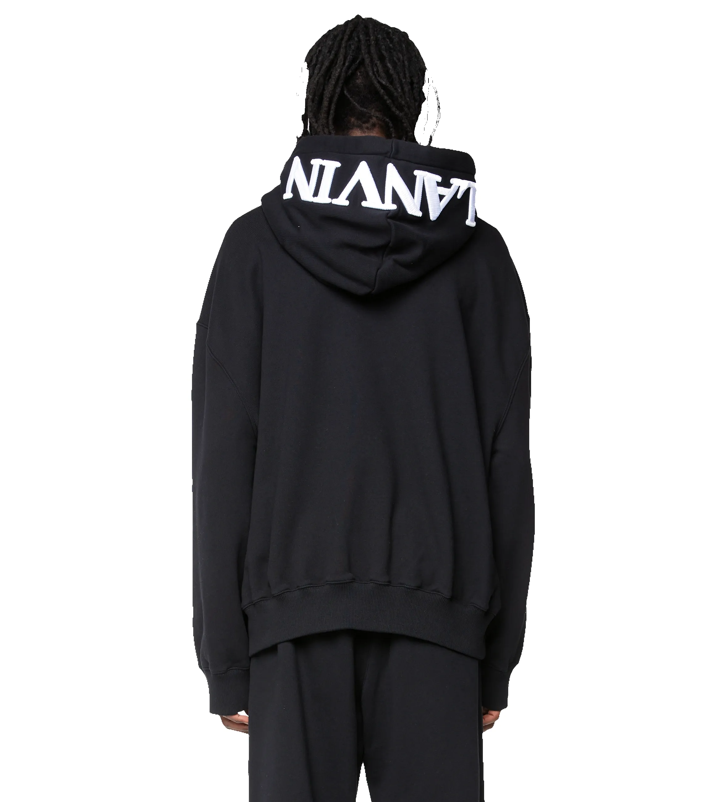 Lanvin x Future Curb Lace Hoodie Black sold by FOUR Amsterdam product image thumbnail 2