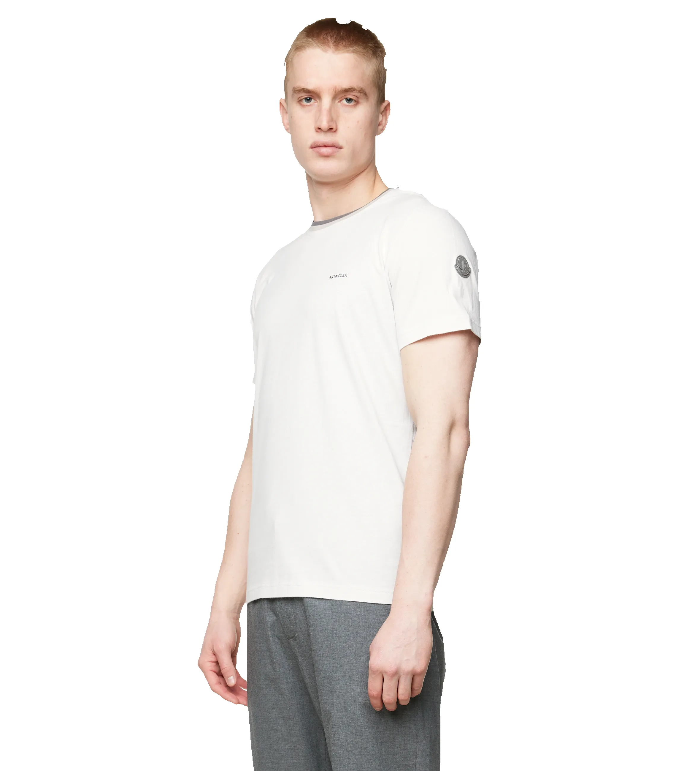 Logo T-Shirt White sold by FOUR Amsterdam product image thumbnail 4