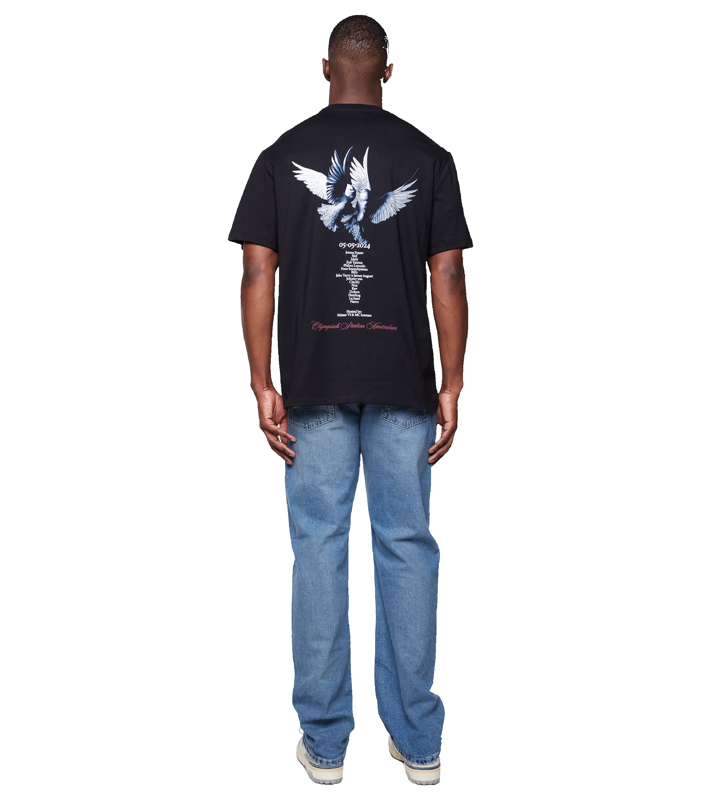 Verbond Dove T-shirt Black sold by FOUR Amsterdam product image thumbnail 5